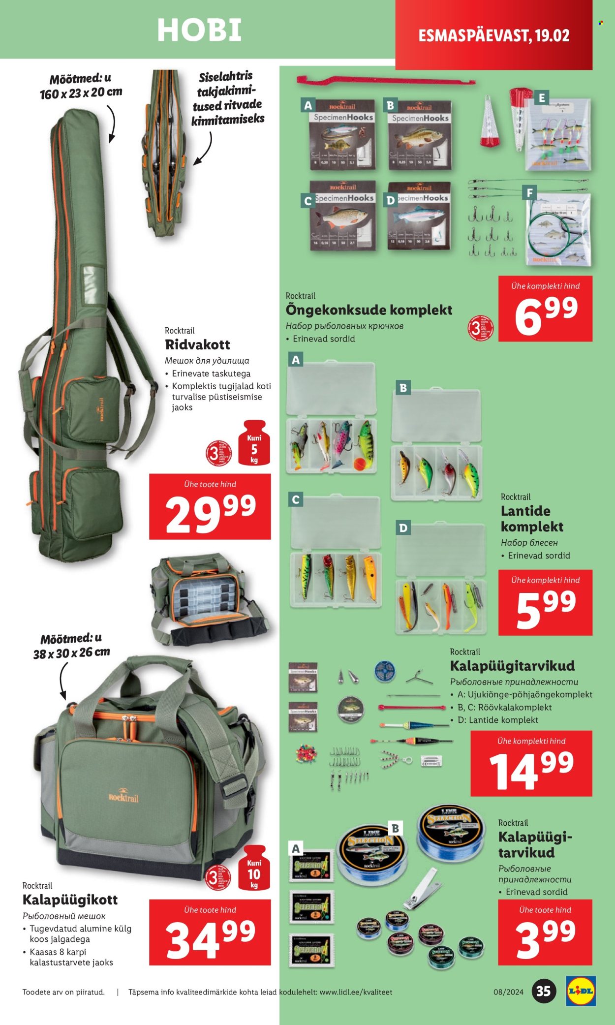 Lidl kliendileht - 19.02.2024 - 25.02.2024. Lehekülg 35