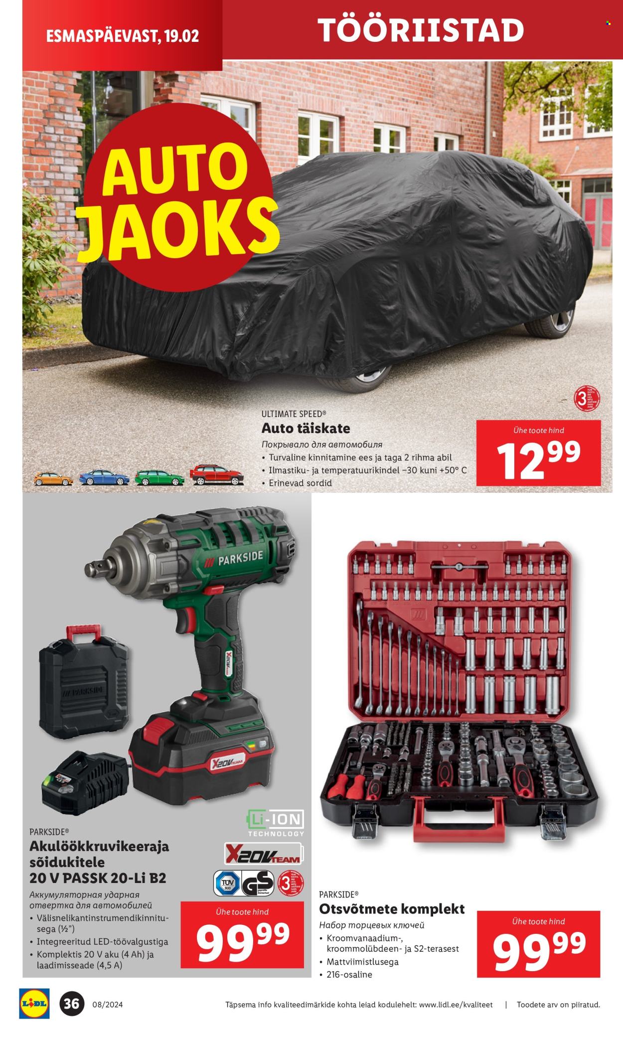 Lidl kliendileht - 19.02.2024 - 25.02.2024. Lehekülg 36