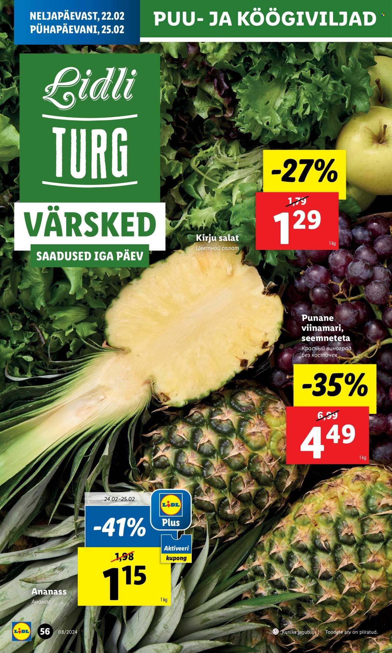 Lidl kliendileht - 19.02.2024 - 25.02.2024. Lehekülg 56