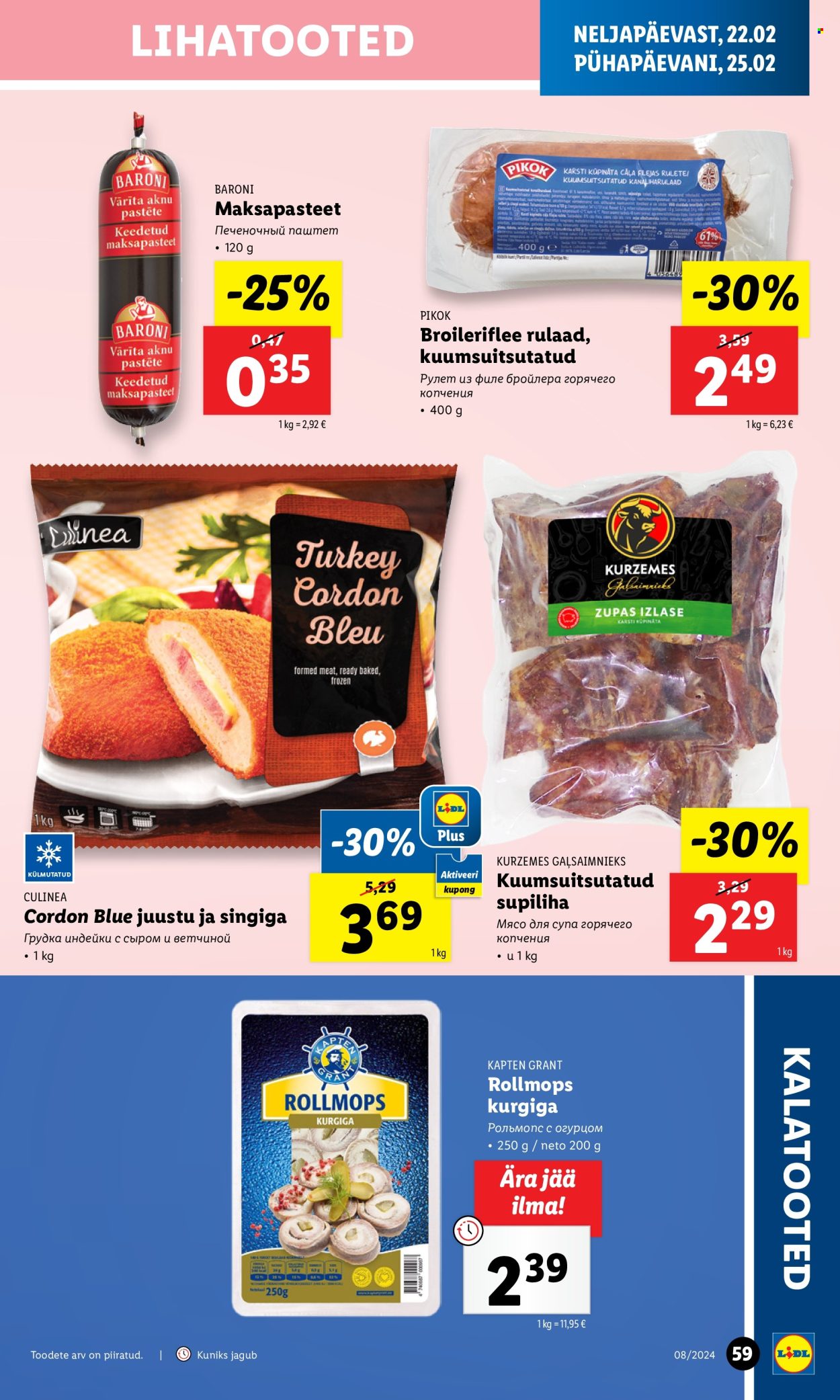 Lidl kliendileht - 19.02.2024 - 25.02.2024. Lehekülg 59