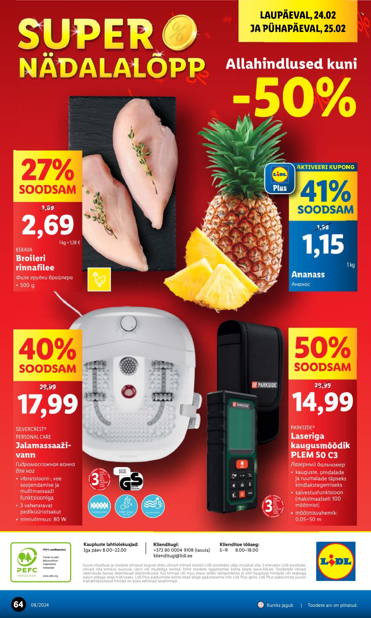 Lidl kliendileht - 19.02.2024 - 25.02.2024. Lehekülg 64