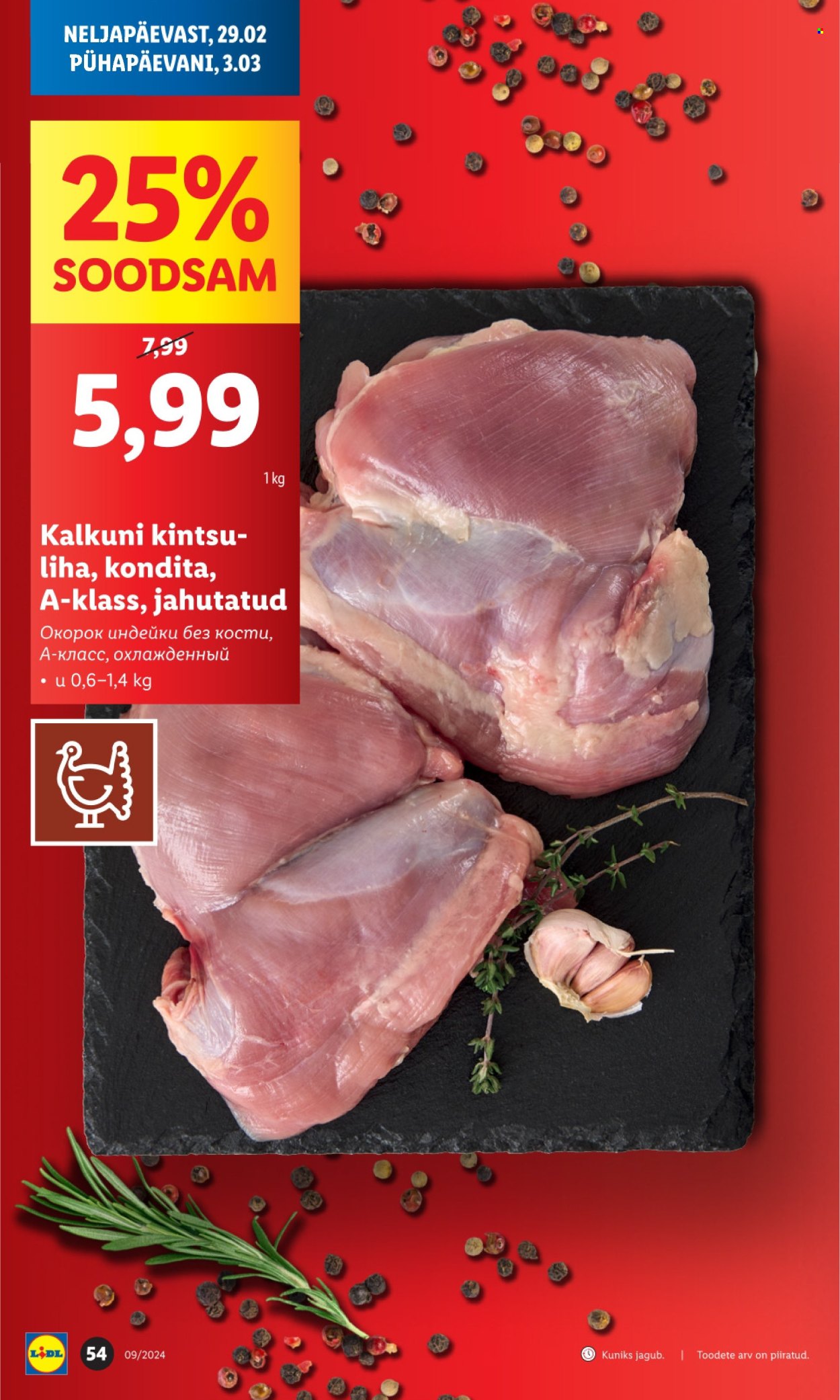 Lidl kliendileht - 26.02.2024 - 03.03.2024. Lehekülg 54