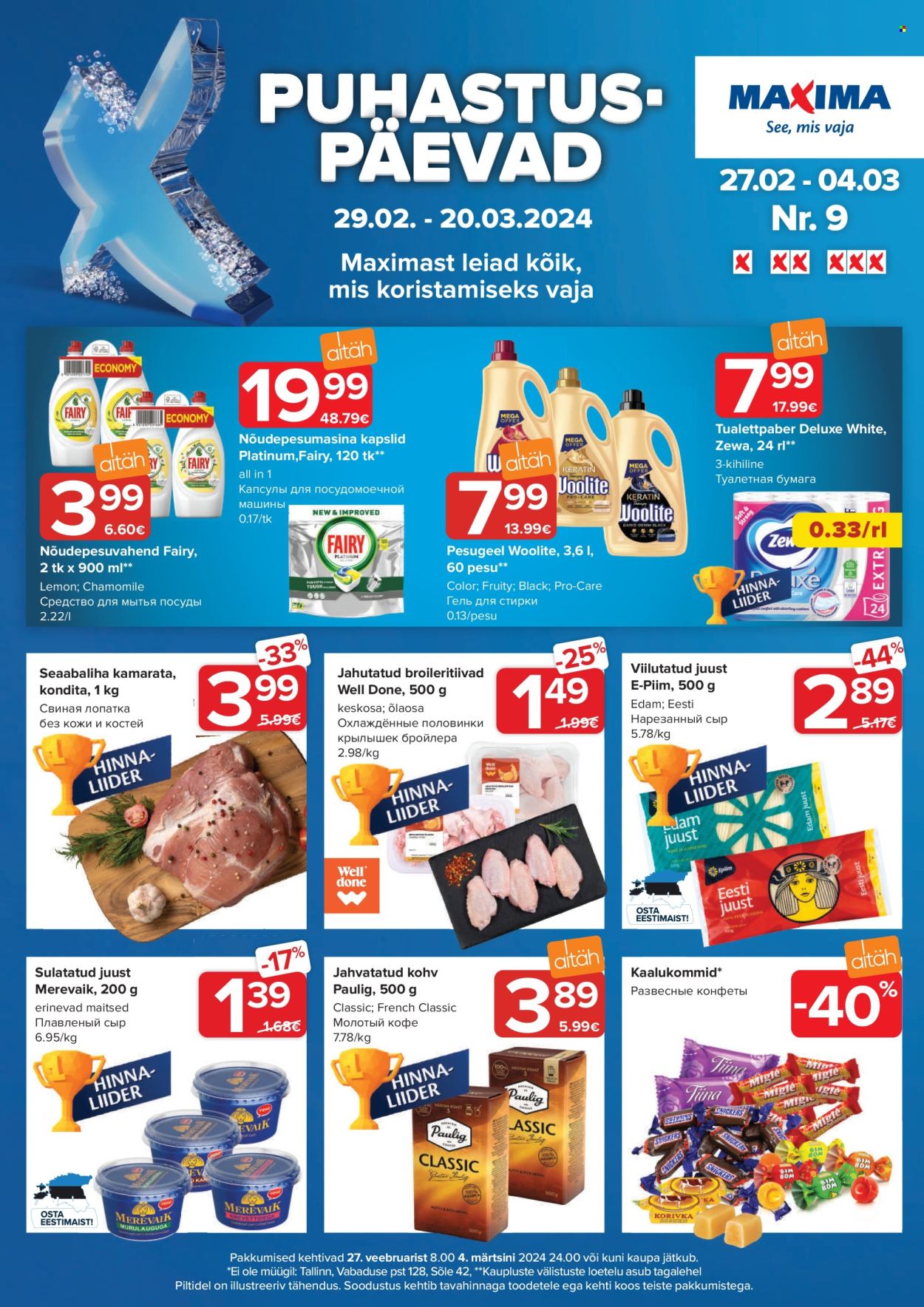 Maxima kliendileht - 27.02.2024 - 04.03.2024. Lehekülg 1