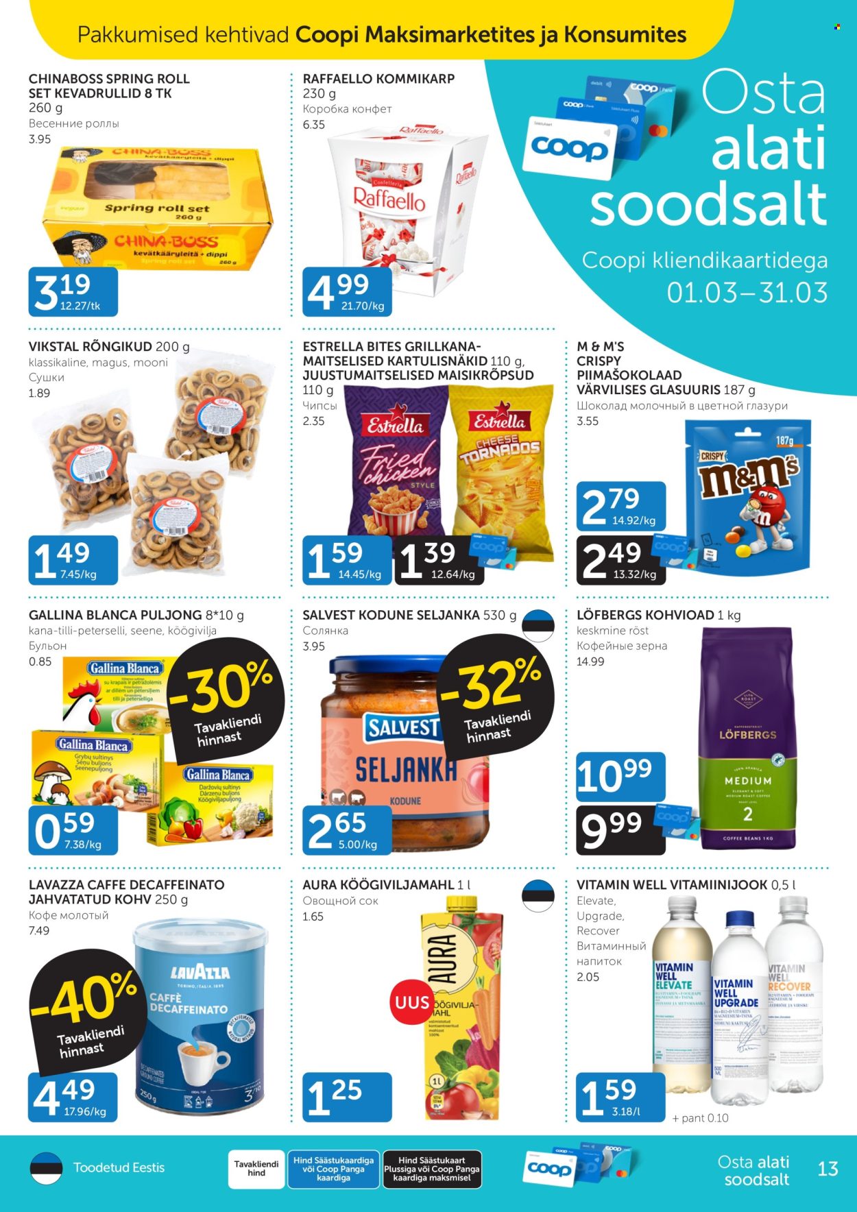 Coop kliendileht - 27.02.2024 - 04.03.2024. Lehekülg 13