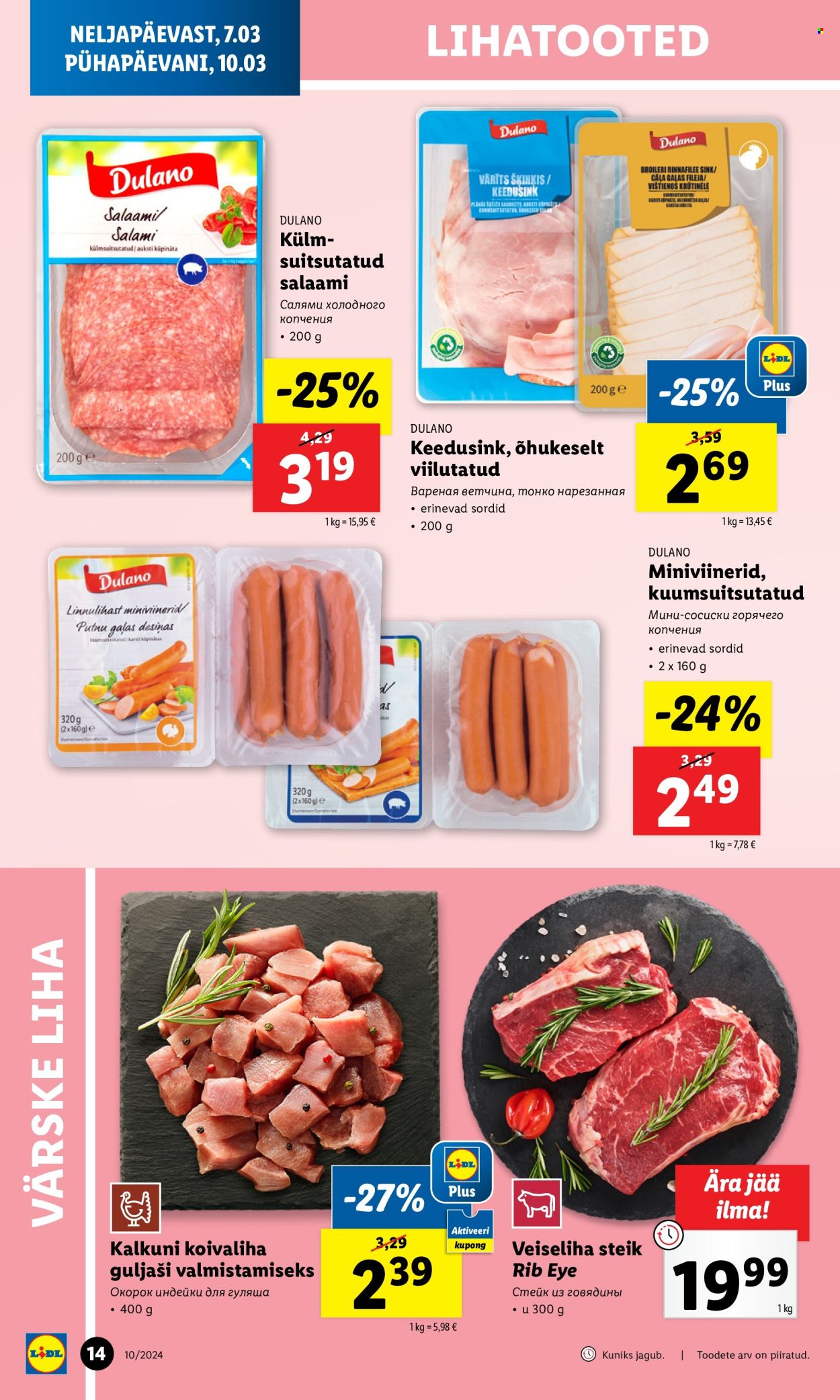 Lidl kliendileht - 07.03.2024 - 10.03.2024. Lehekülg 14