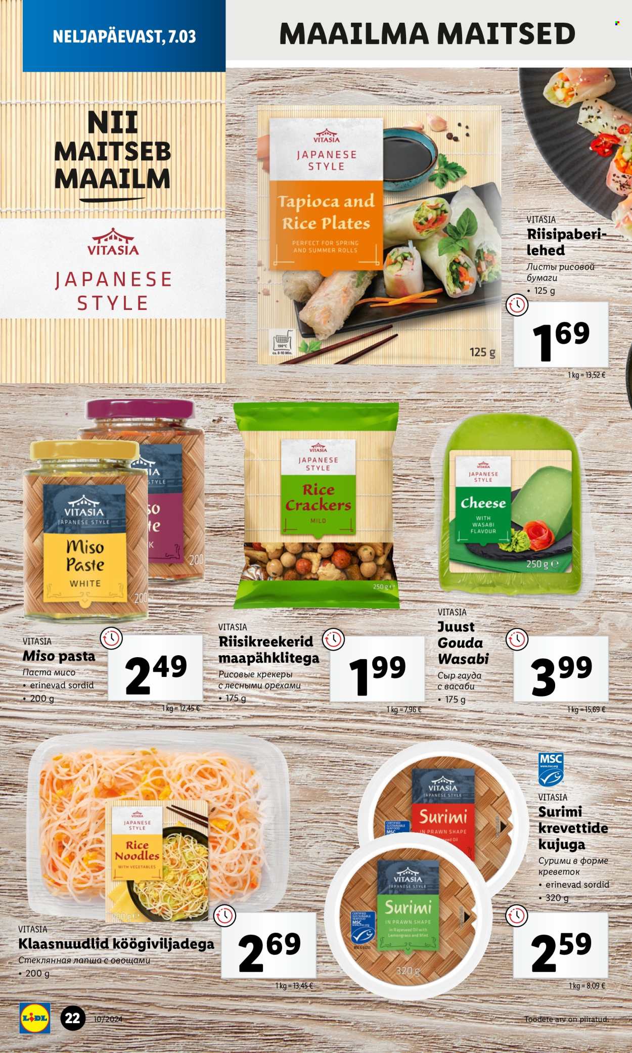 Lidl kliendileht - 07.03.2024 - 10.03.2024. Lehekülg 22