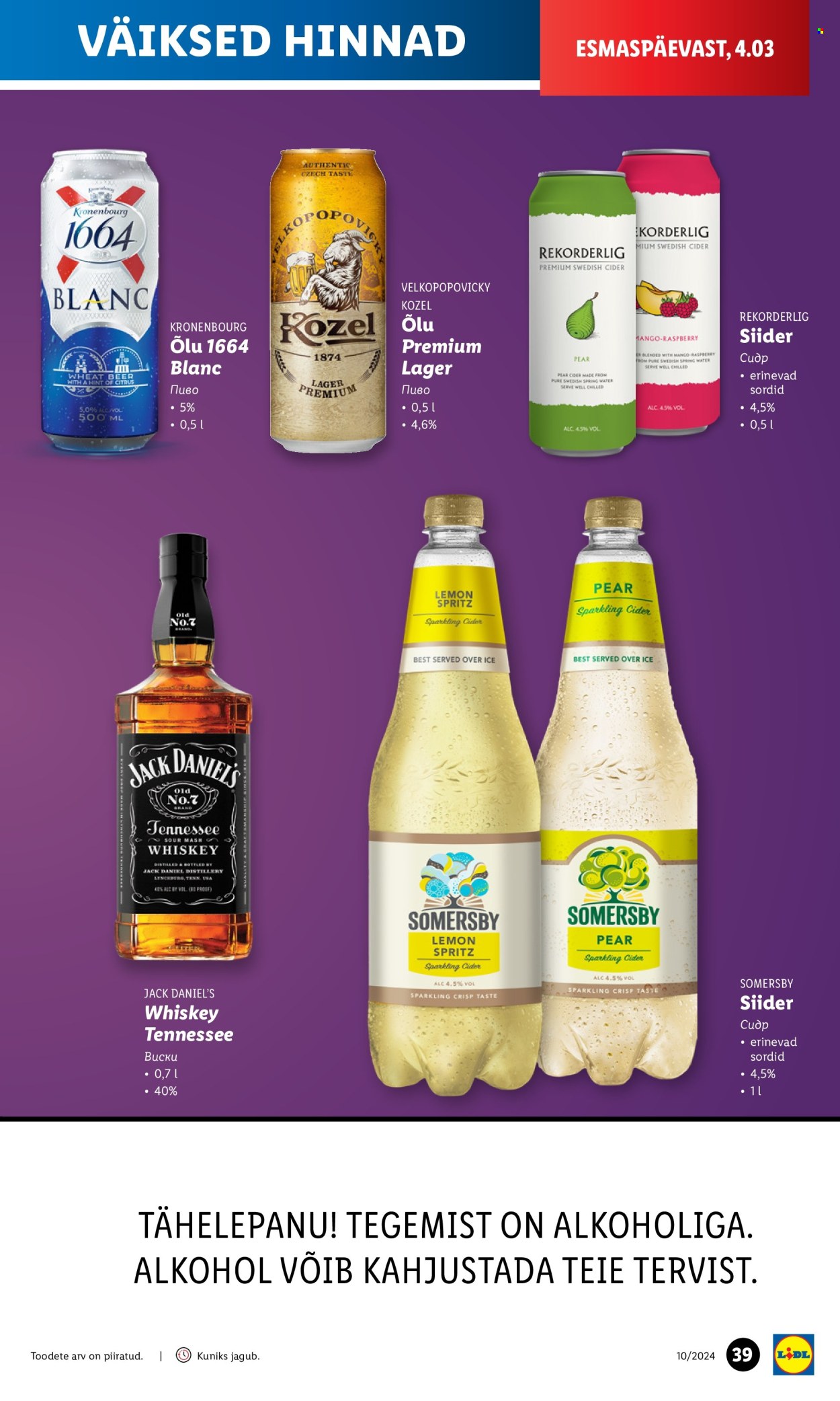 Lidl kliendileht - 07.03.2024 - 10.03.2024. Lehekülg 39