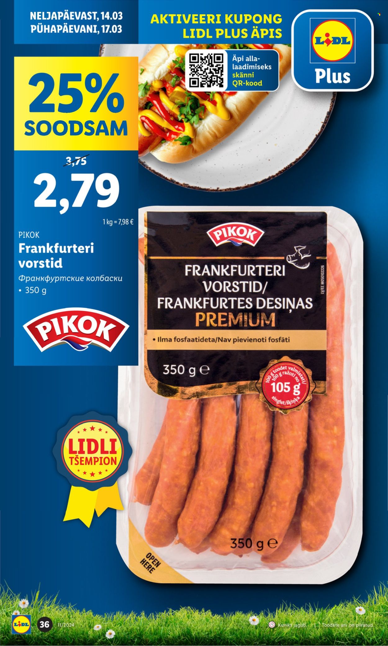 Lidl kliendileht - 11.03.2024 - 17.03.2024. Lehekülg 36
