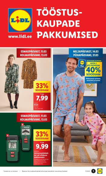 Kaupluse Lidl kliendileht - 11.03.2024 - 13.03.2024.