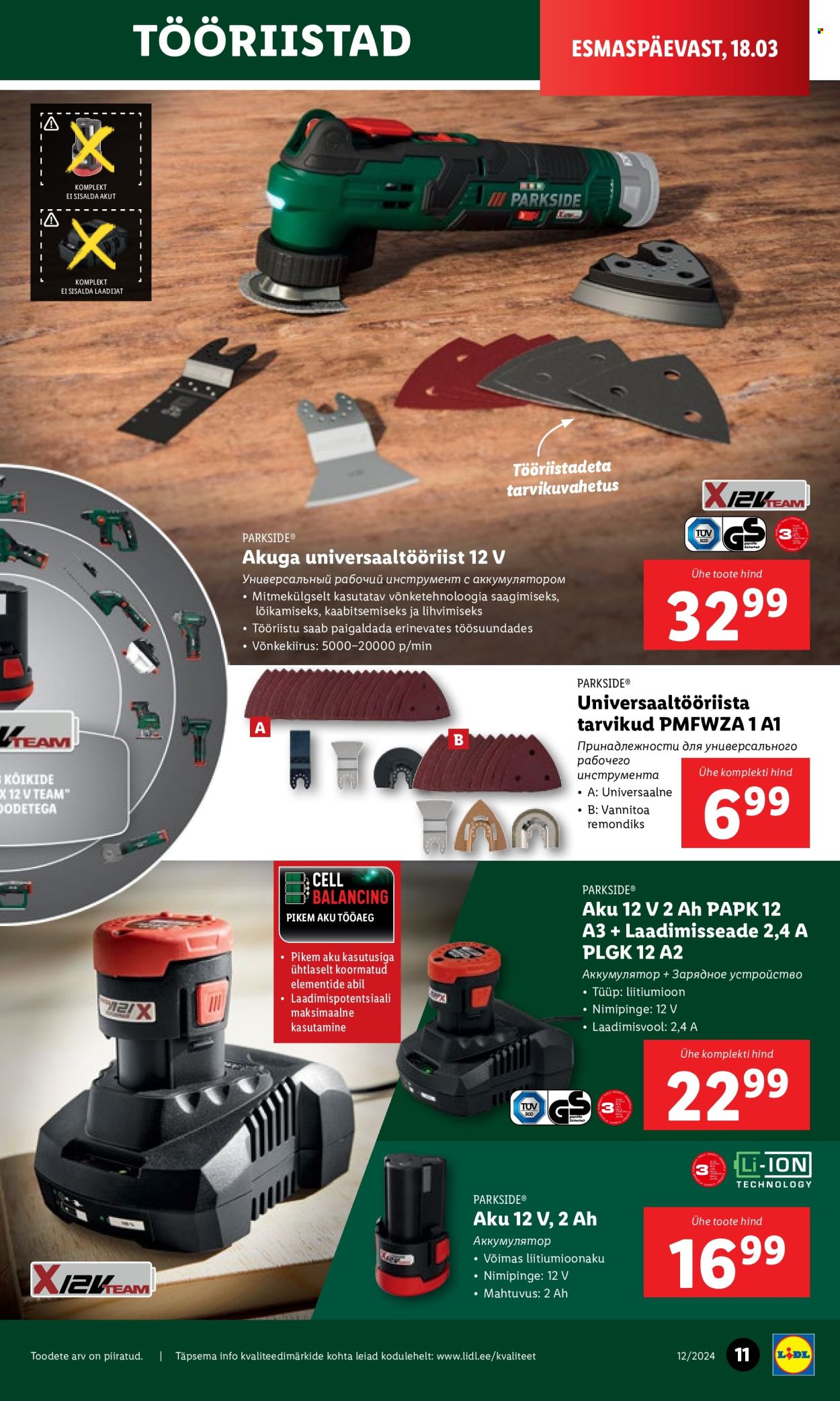 Lidl kliendileht - 18.03.2024 - 24.03.2024. Lehekülg 11