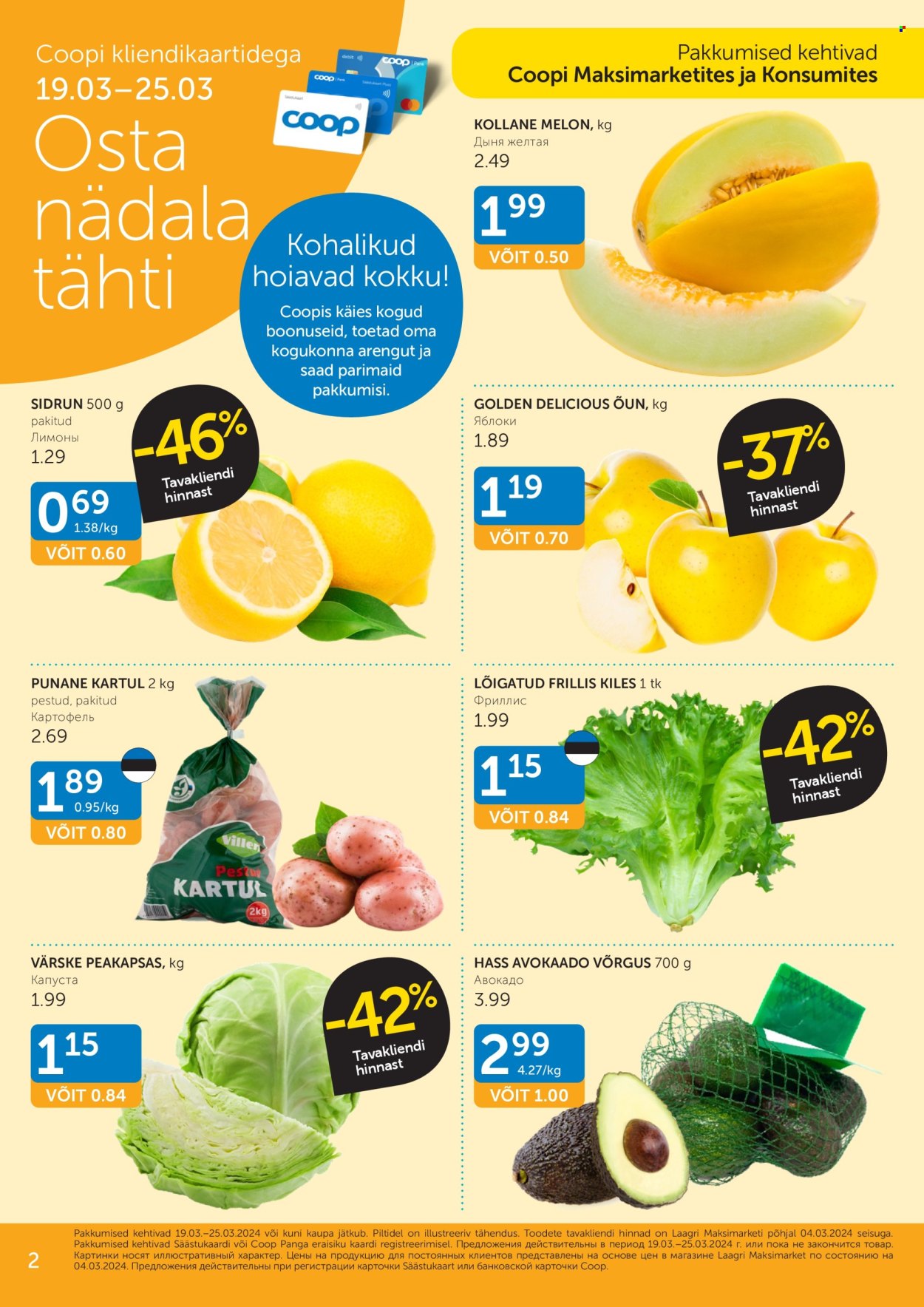 Coop kliendileht - 19.03.2024 - 25.03.2024. Lehekülg 2
