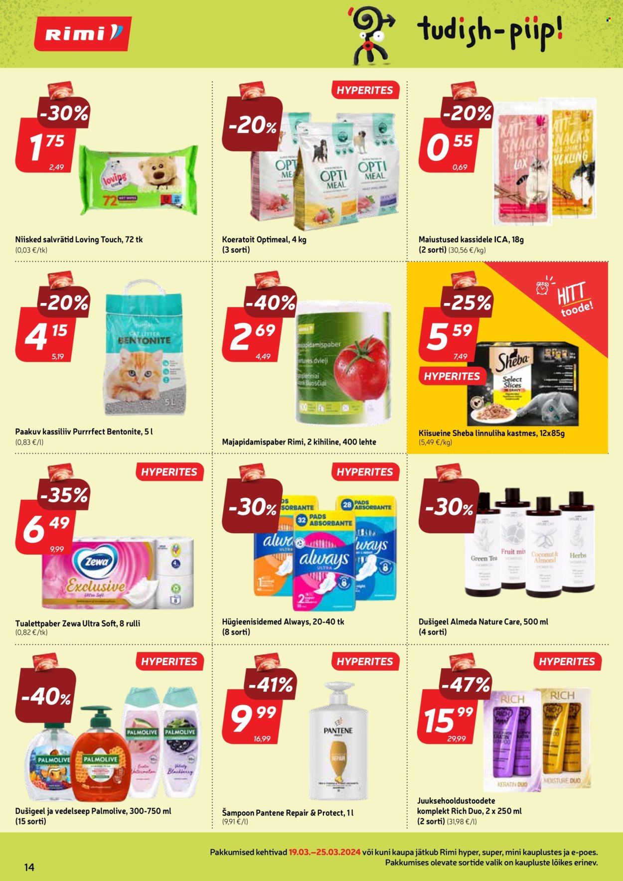 Rimi kliendileht - 19.03.2024 - 25.03.2024. Lehekülg 14