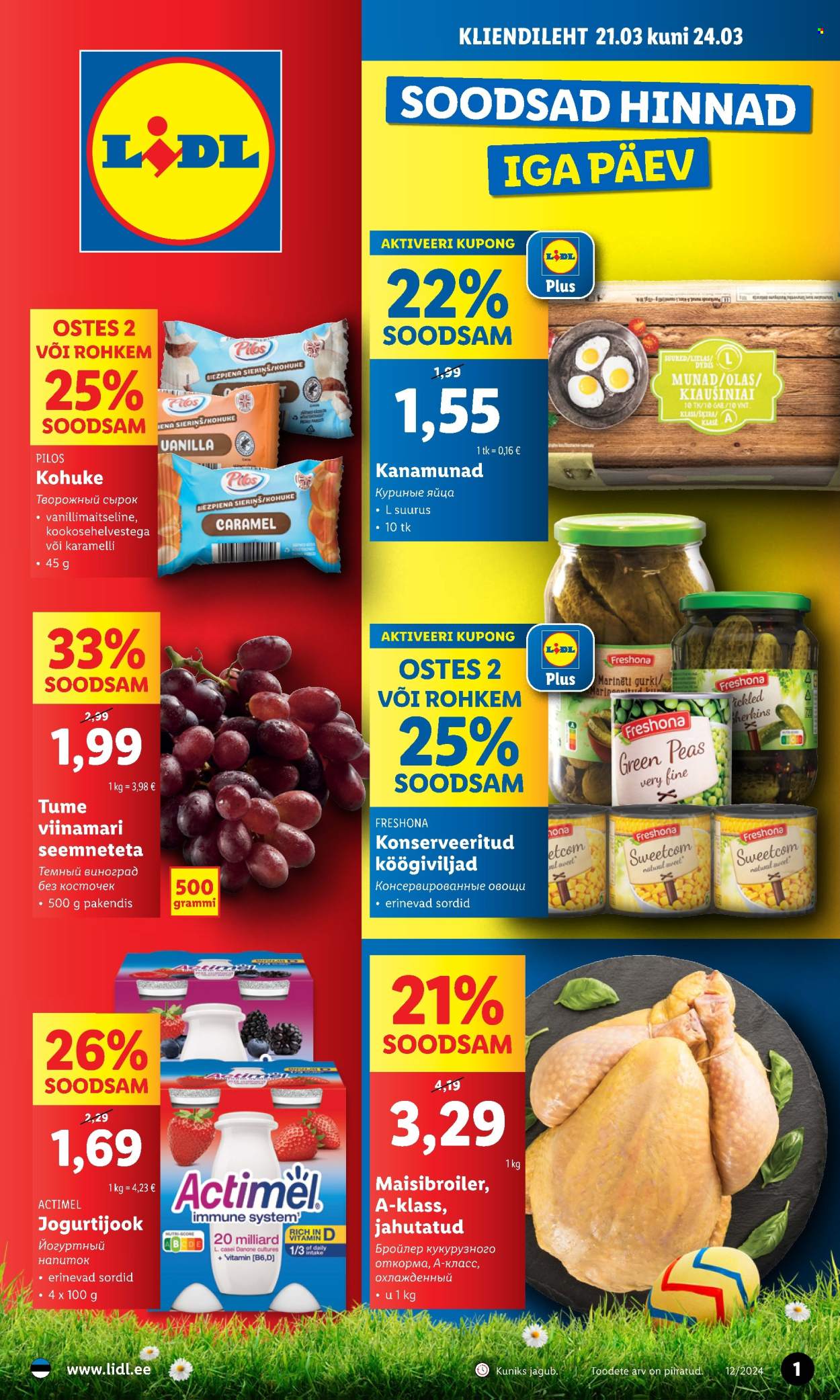 Lidl kliendileht - 21.03.2024 - 24.03.2024. Lehekülg 1