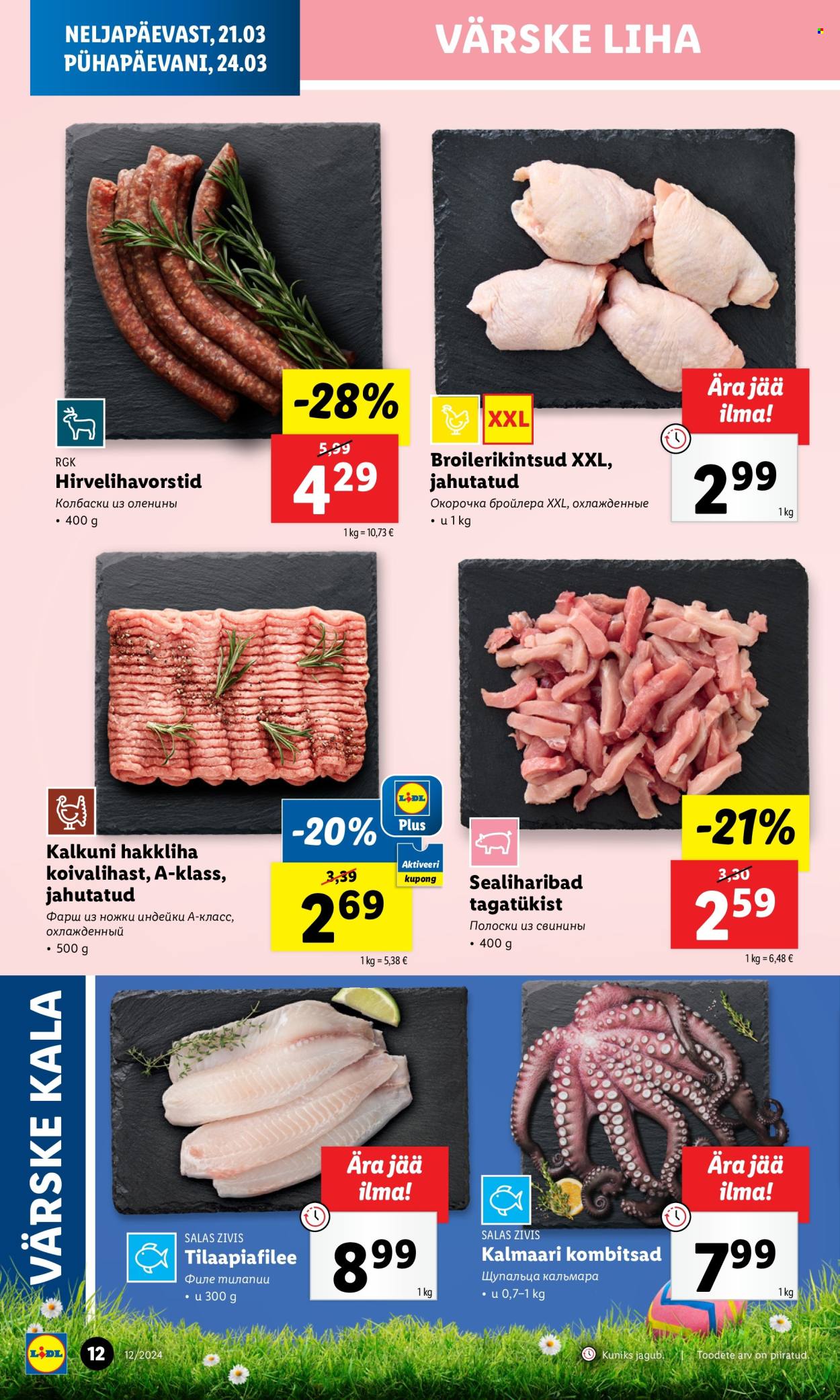 Lidl kliendileht - 21.03.2024 - 24.03.2024. Lehekülg 12