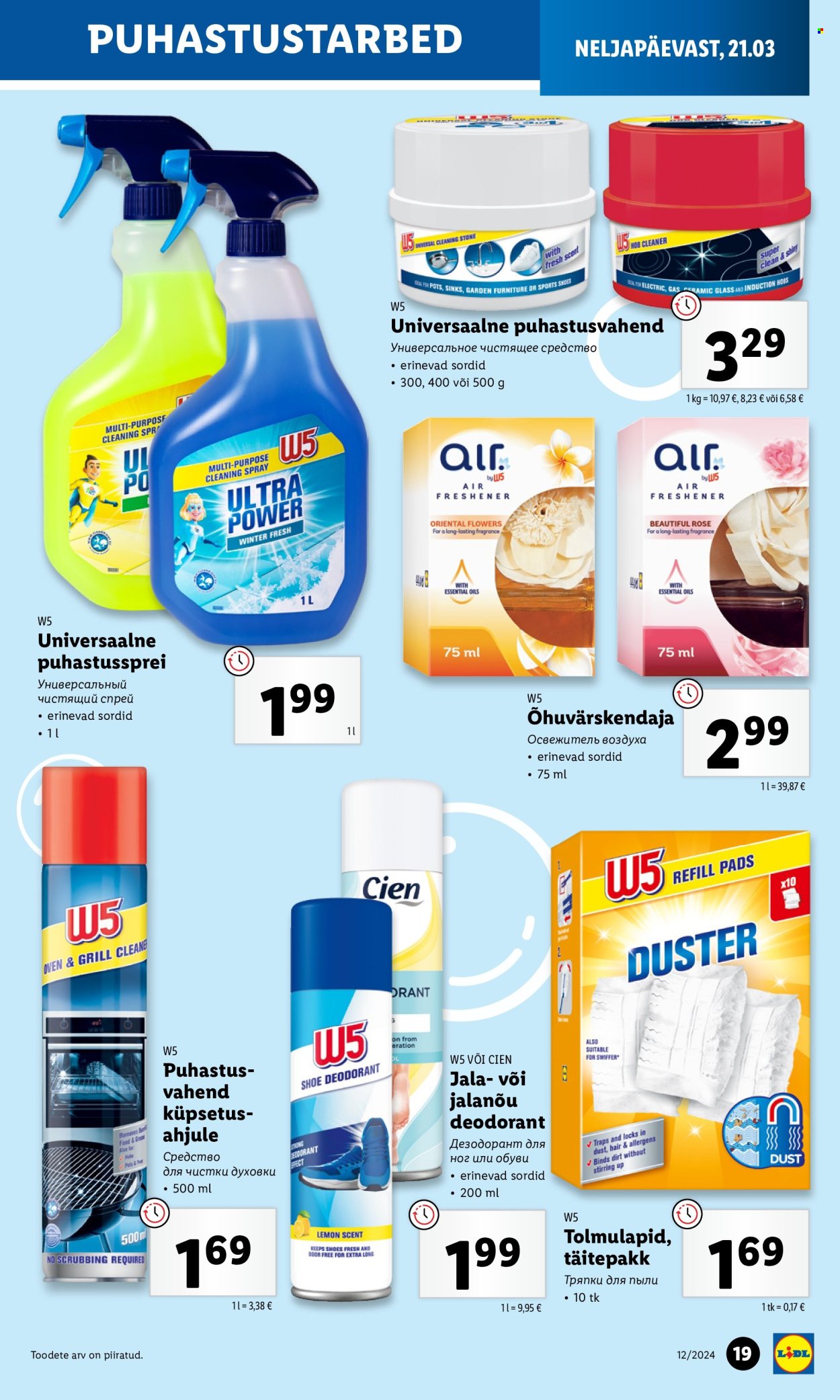 Lidl kliendileht - 21.03.2024 - 24.03.2024. Lehekülg 19
