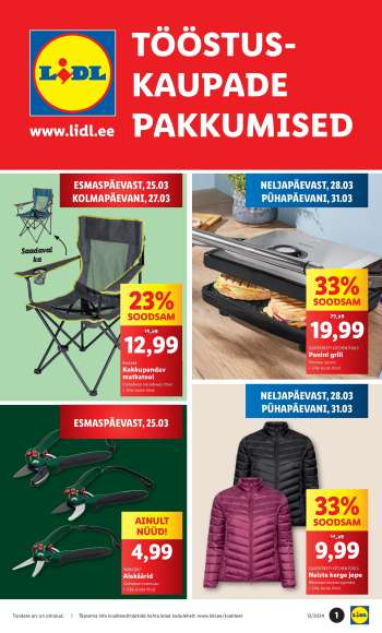 Kaupluse Lidl kliendileht - 25.03.2024 - 31.03.2024.