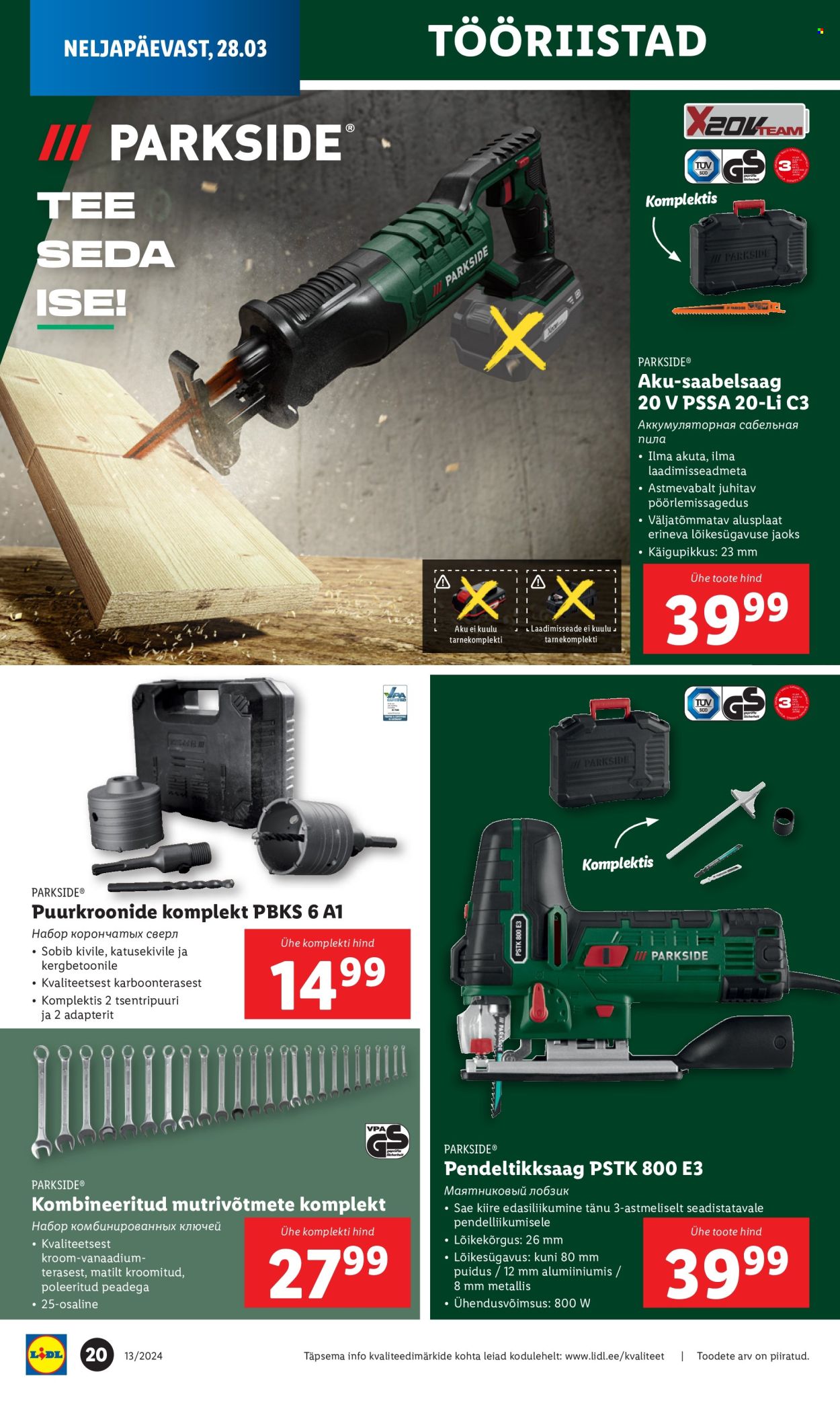 Lidl kliendileht - 25.03.2024 - 31.03.2024. Lehekülg 20