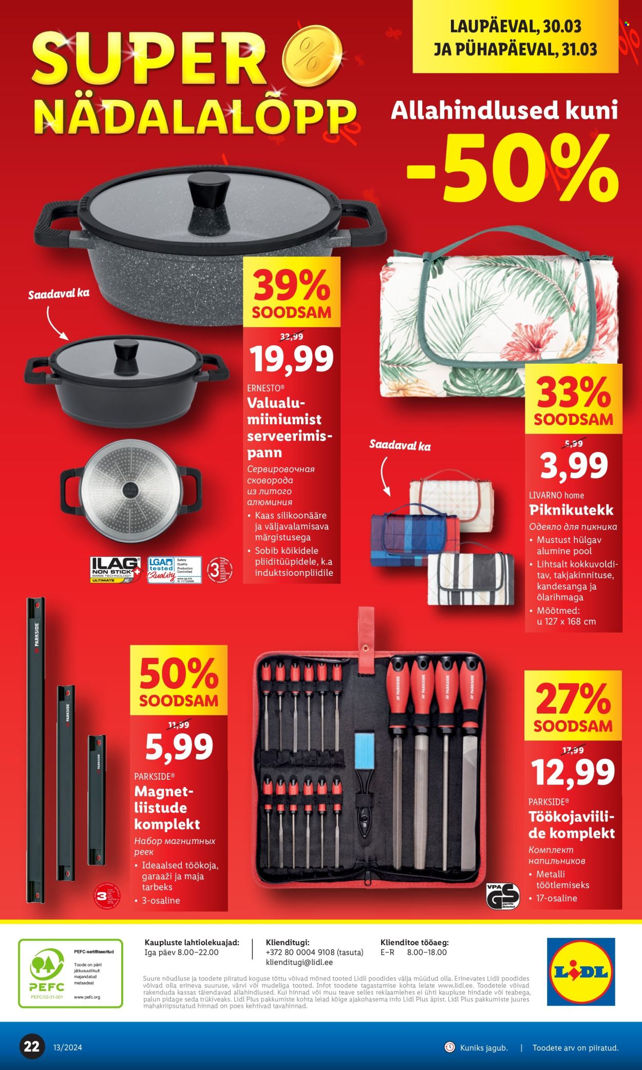 Lidl kliendileht - 25.03.2024 - 31.03.2024. Lehekülg 22