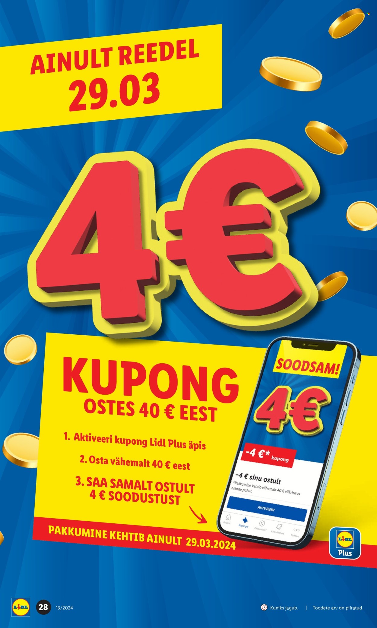 Lidl kliendileht - 25.03.2024 - 31.03.2024. Lehekülg 28