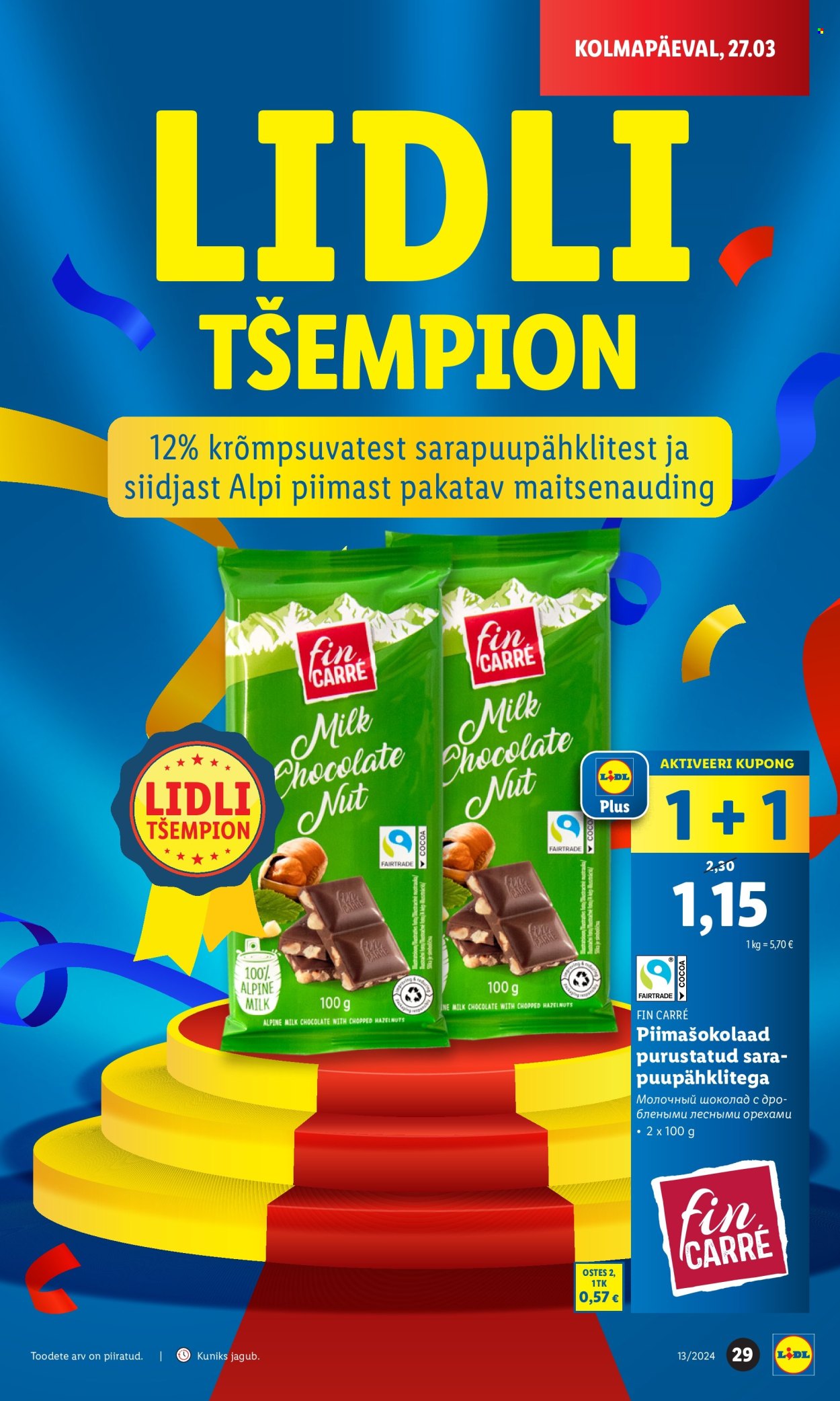Lidl kliendileht - 25.03.2024 - 31.03.2024. Lehekülg 29