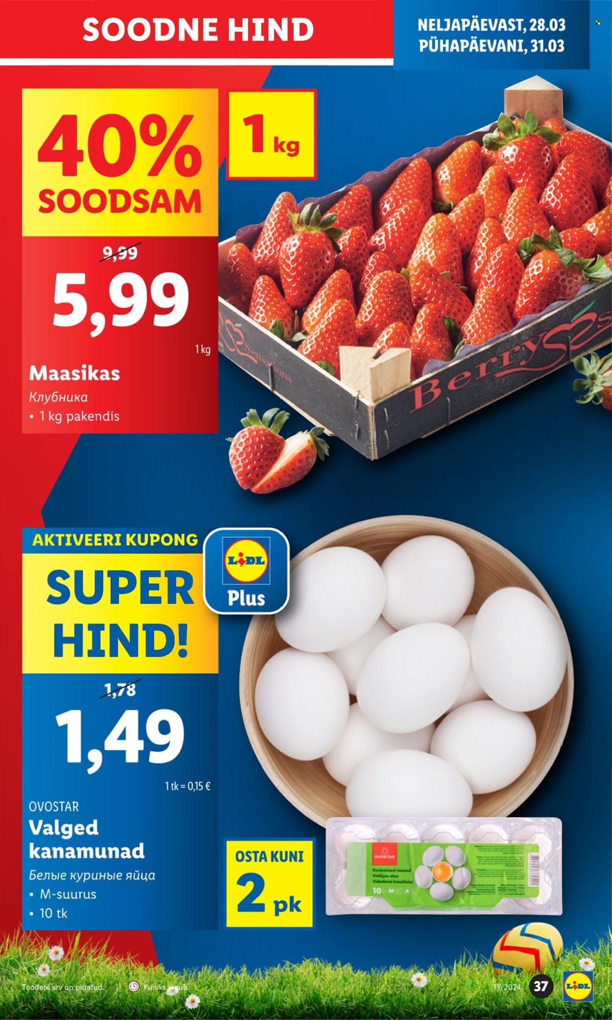Lidl kliendileht - 25.03.2024 - 31.03.2024. Lehekülg 37