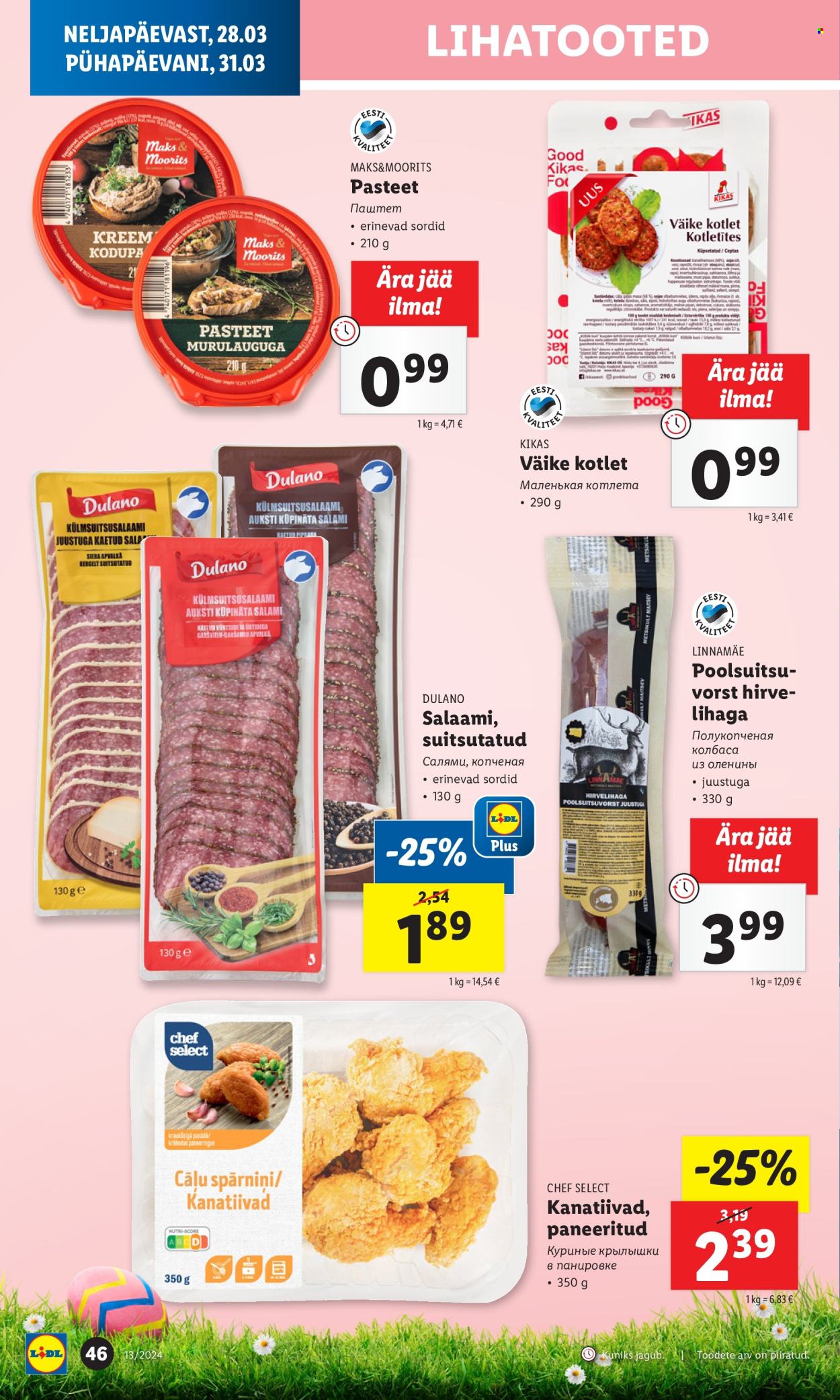 Lidl kliendileht - 25.03.2024 - 31.03.2024. Lehekülg 46