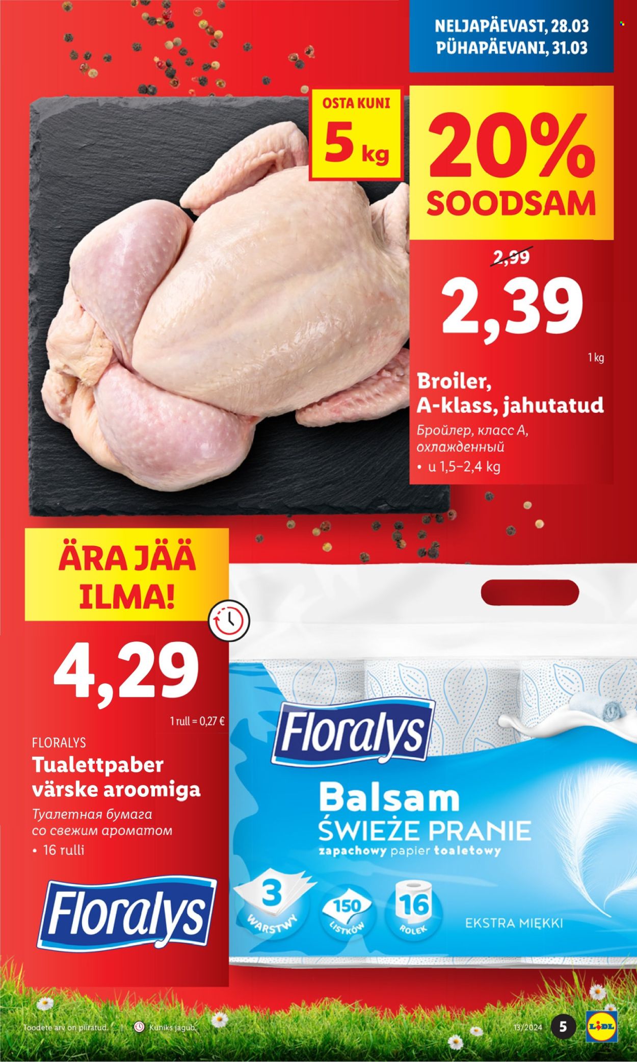 Lidl kliendileht - 28.03.2024 - 31.03.2024. Lehekülg 5