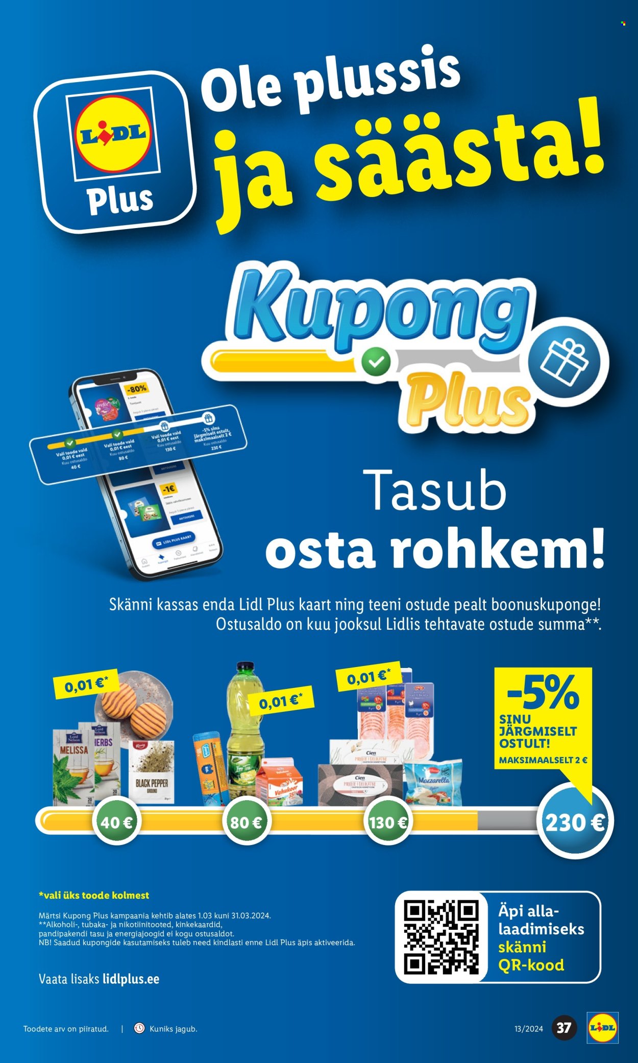 Lidl kliendileht - 28.03.2024 - 31.03.2024. Lehekülg 37