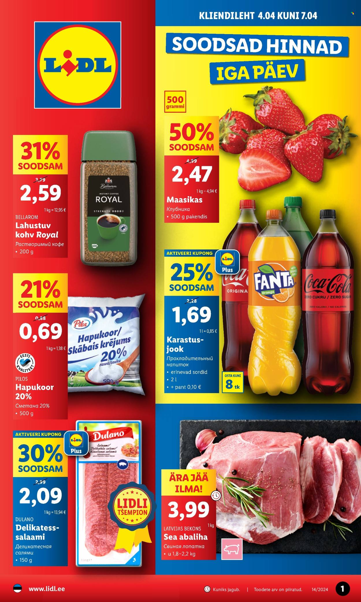 Lidl kliendileht - 04.04.2024 - 07.04.2024. Lehekülg 1