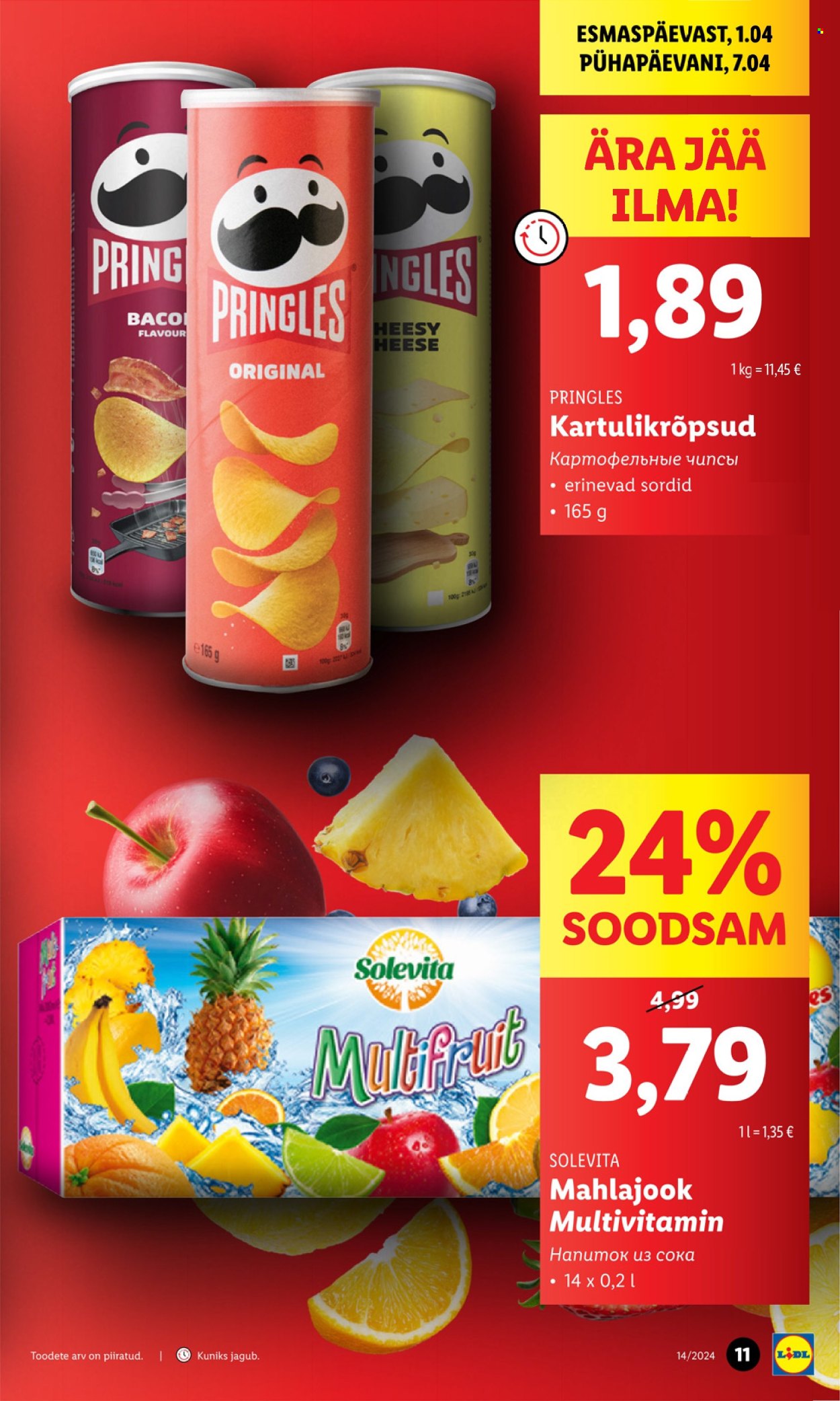 Lidl kliendileht - 04.04.2024 - 07.04.2024. Lehekülg 12