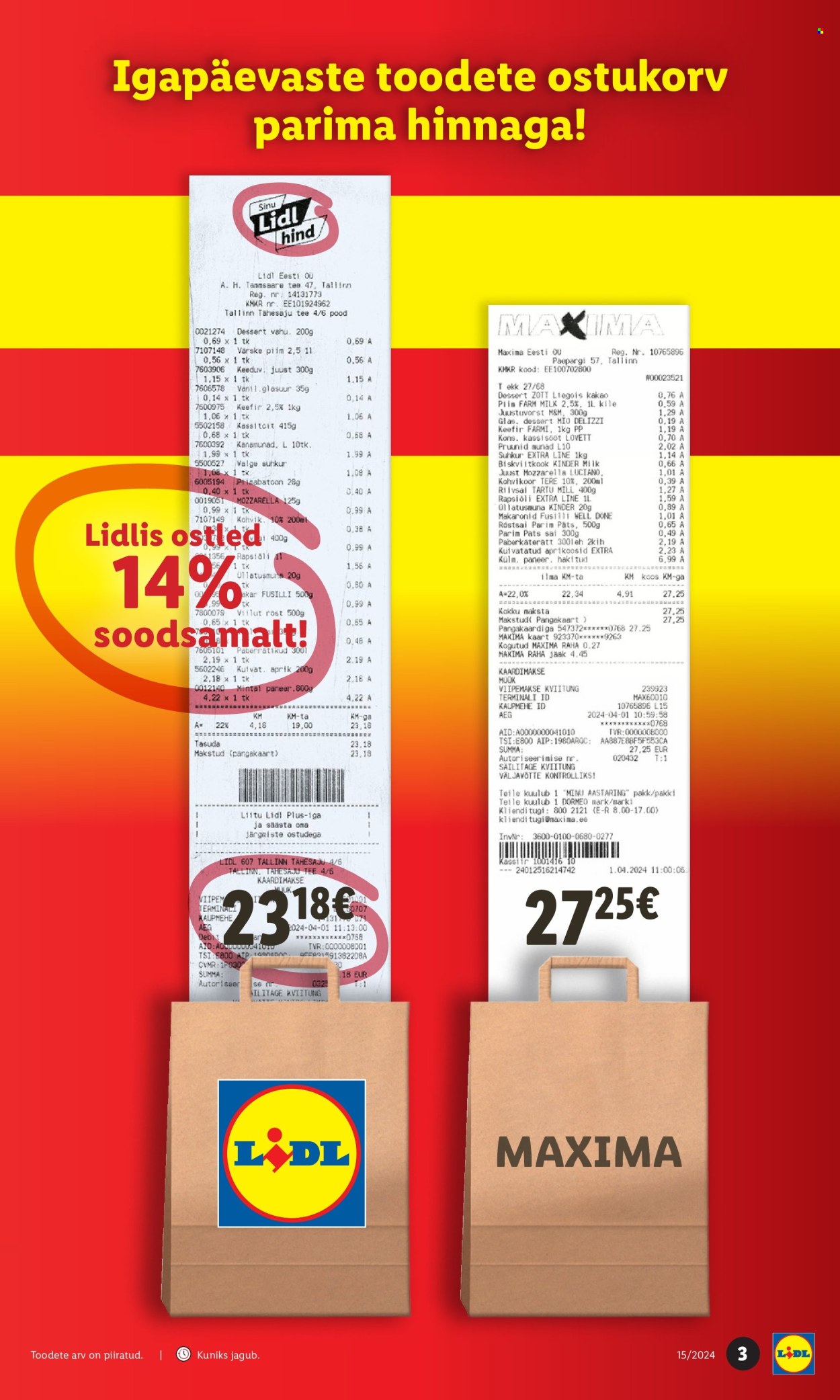 Lidl kliendileht - 08.04.2024 - 14.04.2024. Lehekülg 3