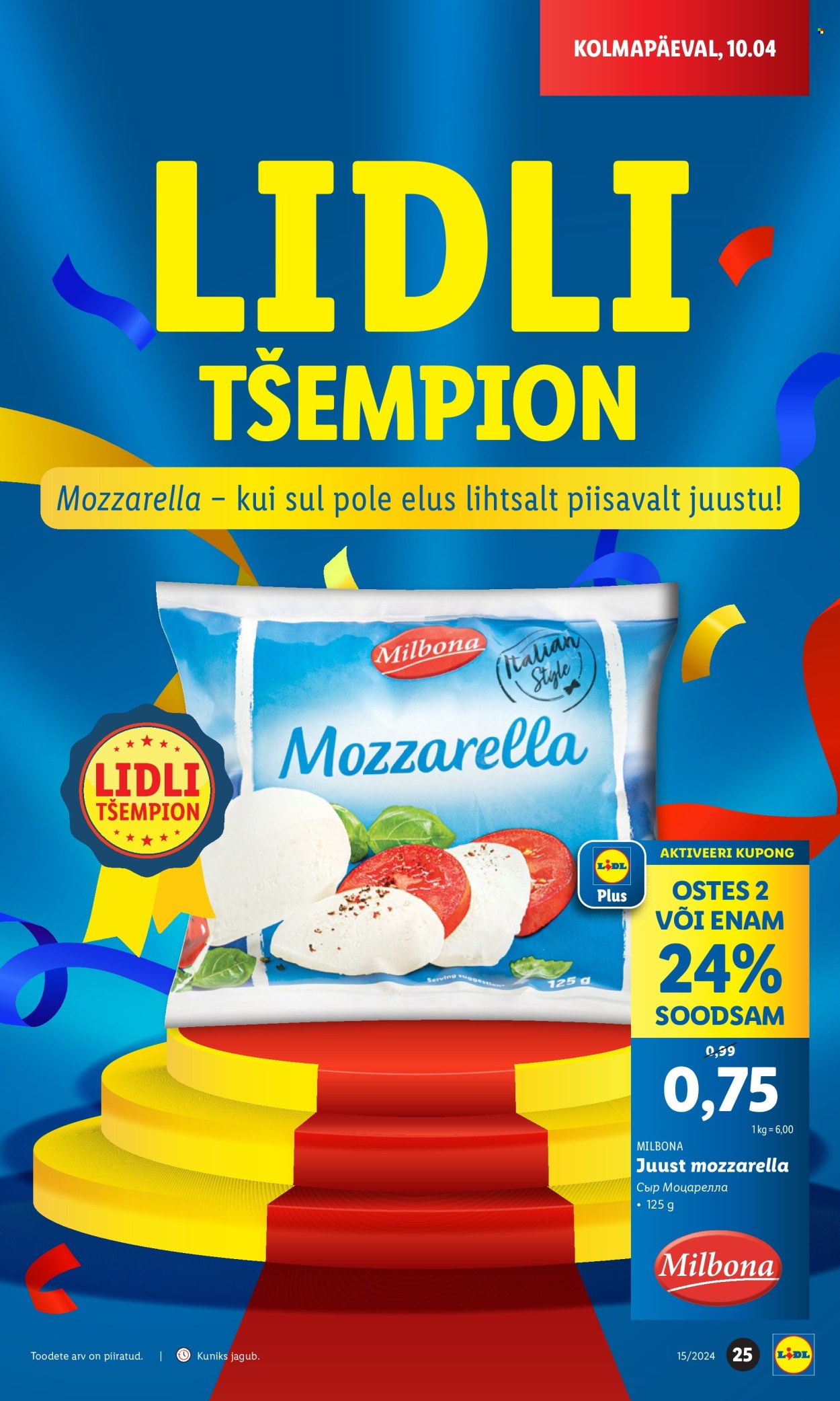 Lidl kliendileht - 08.04.2024 - 14.04.2024. Lehekülg 25