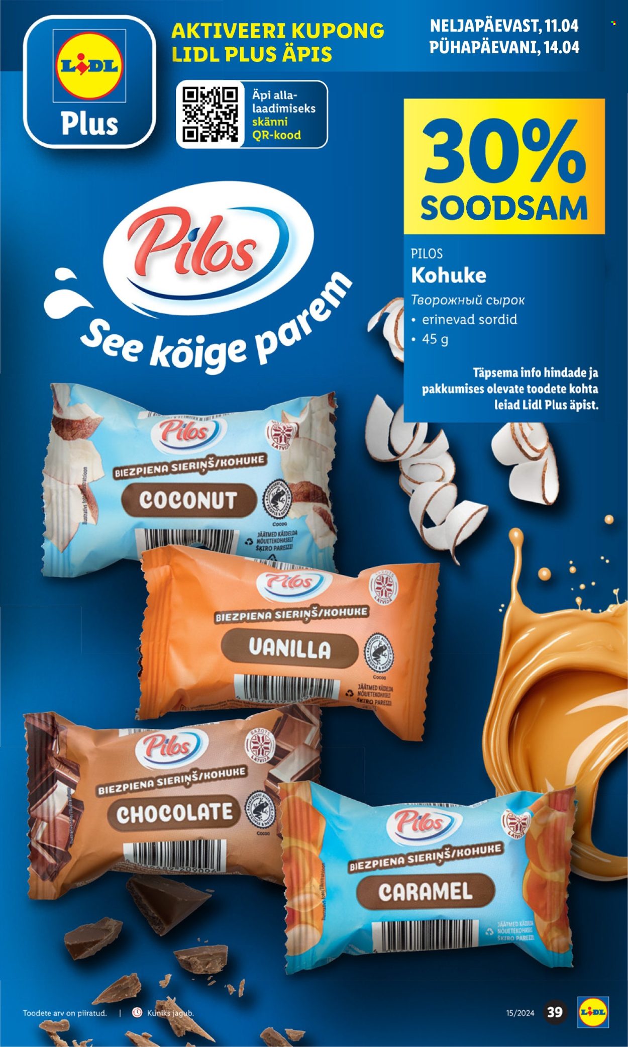 Lidl kliendileht - 08.04.2024 - 14.04.2024. Lehekülg 39