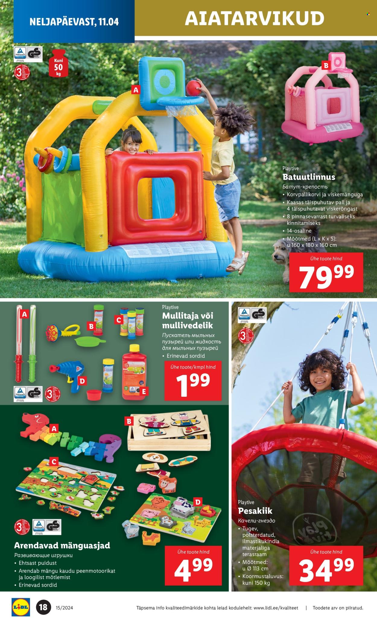 Lidl kliendileht - 01.04.2024 - 14.04.2024. Lehekülg 18