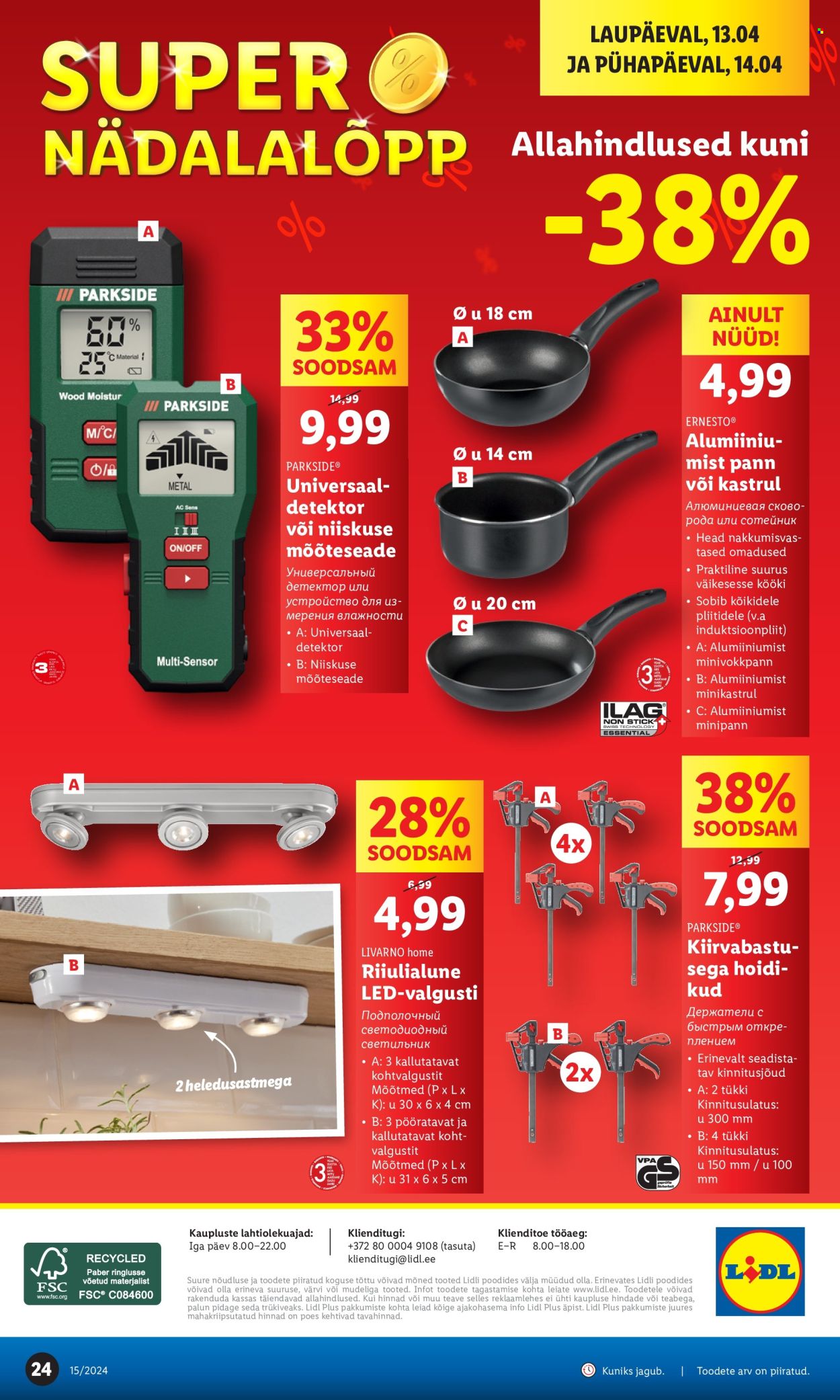 Lidl kliendileht - 01.04.2024 - 14.04.2024. Lehekülg 24