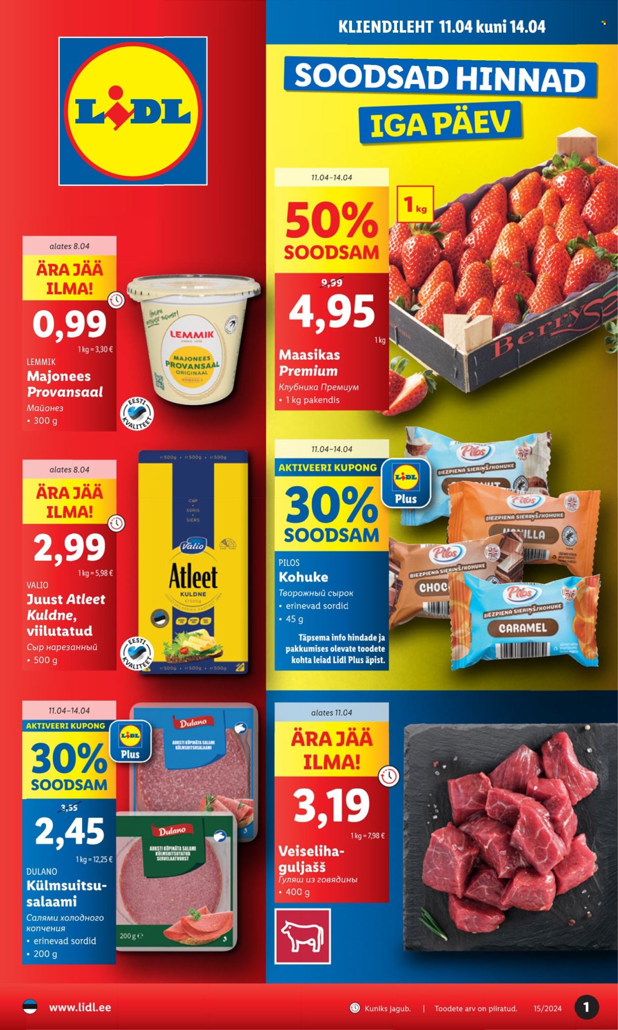 Lidl kliendileht - 11.04.2024 - 14.04.2024. Lehekülg 1