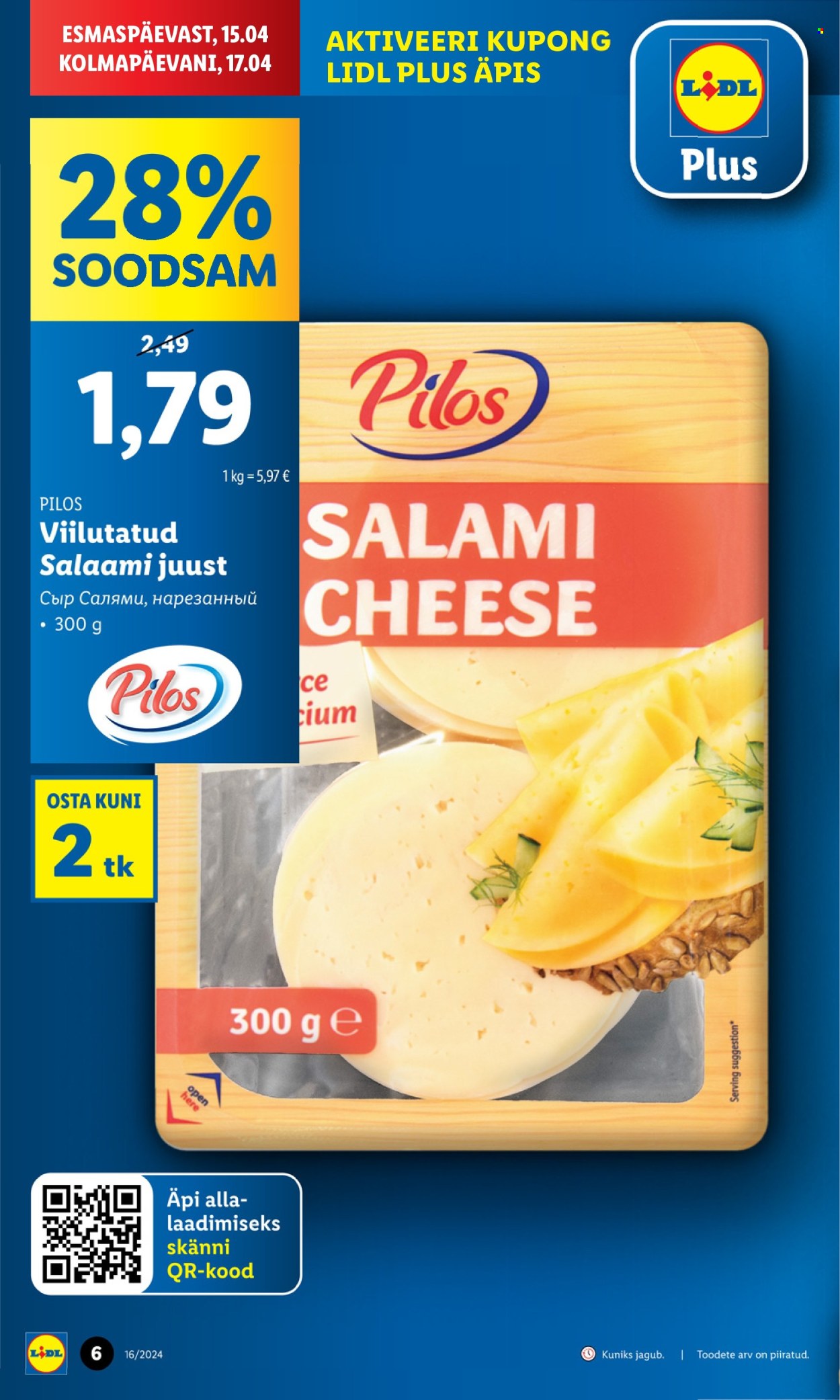 Lidl kliendileht - 15.04.2024 - 21.04.2024. Lehekülg 6