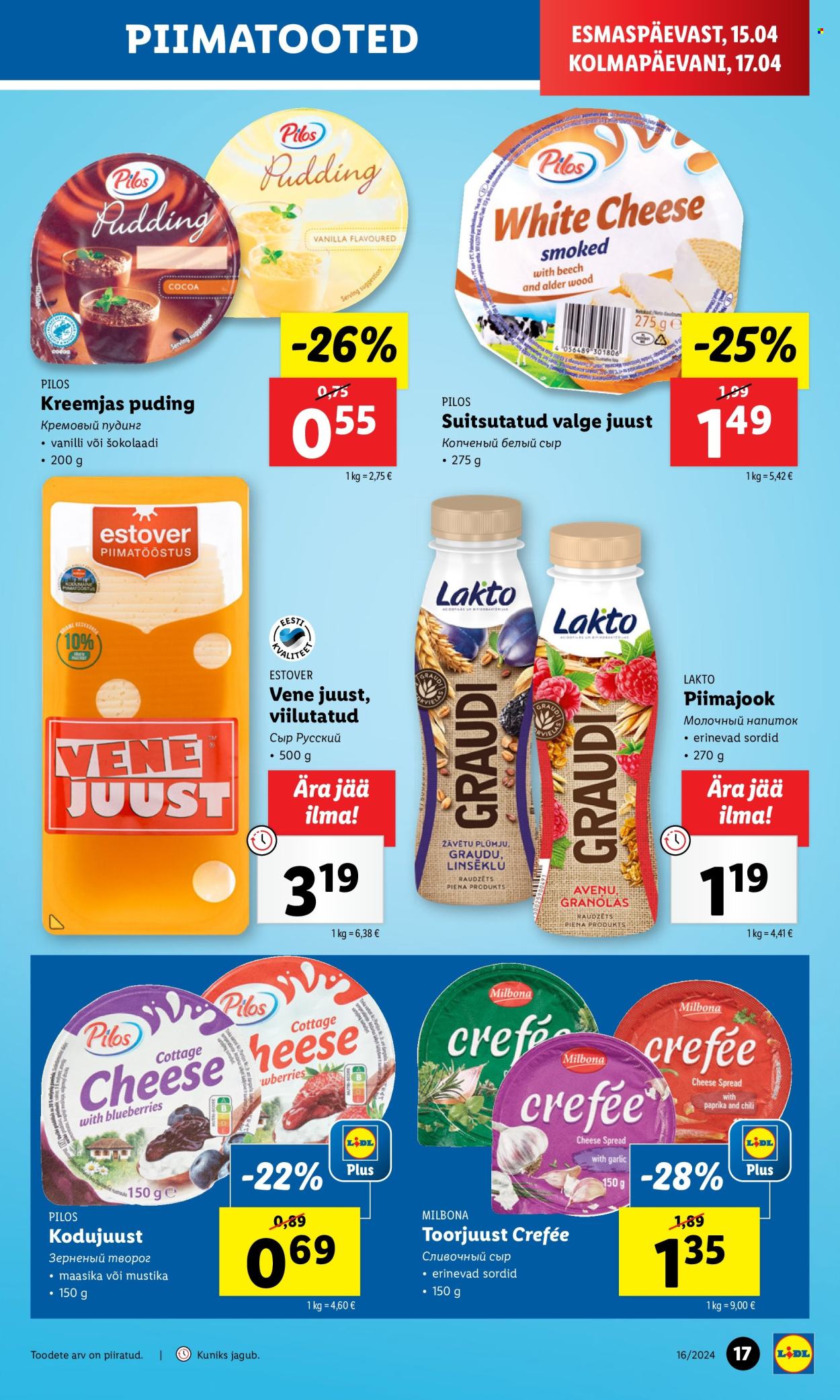 Lidl kliendileht - 15.04.2024 - 21.04.2024. Lehekülg 17