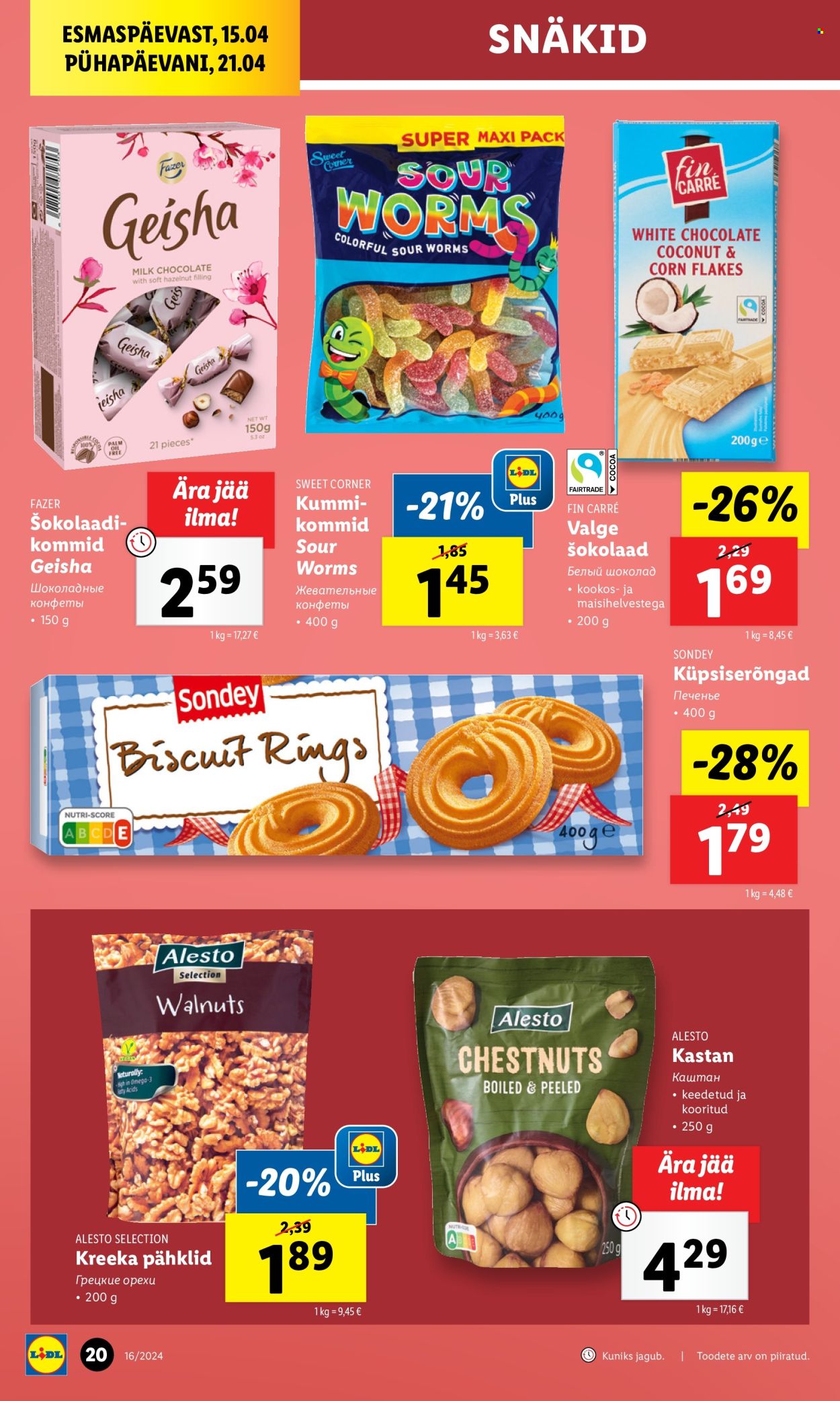 Lidl kliendileht - 15.04.2024 - 21.04.2024. Lehekülg 20
