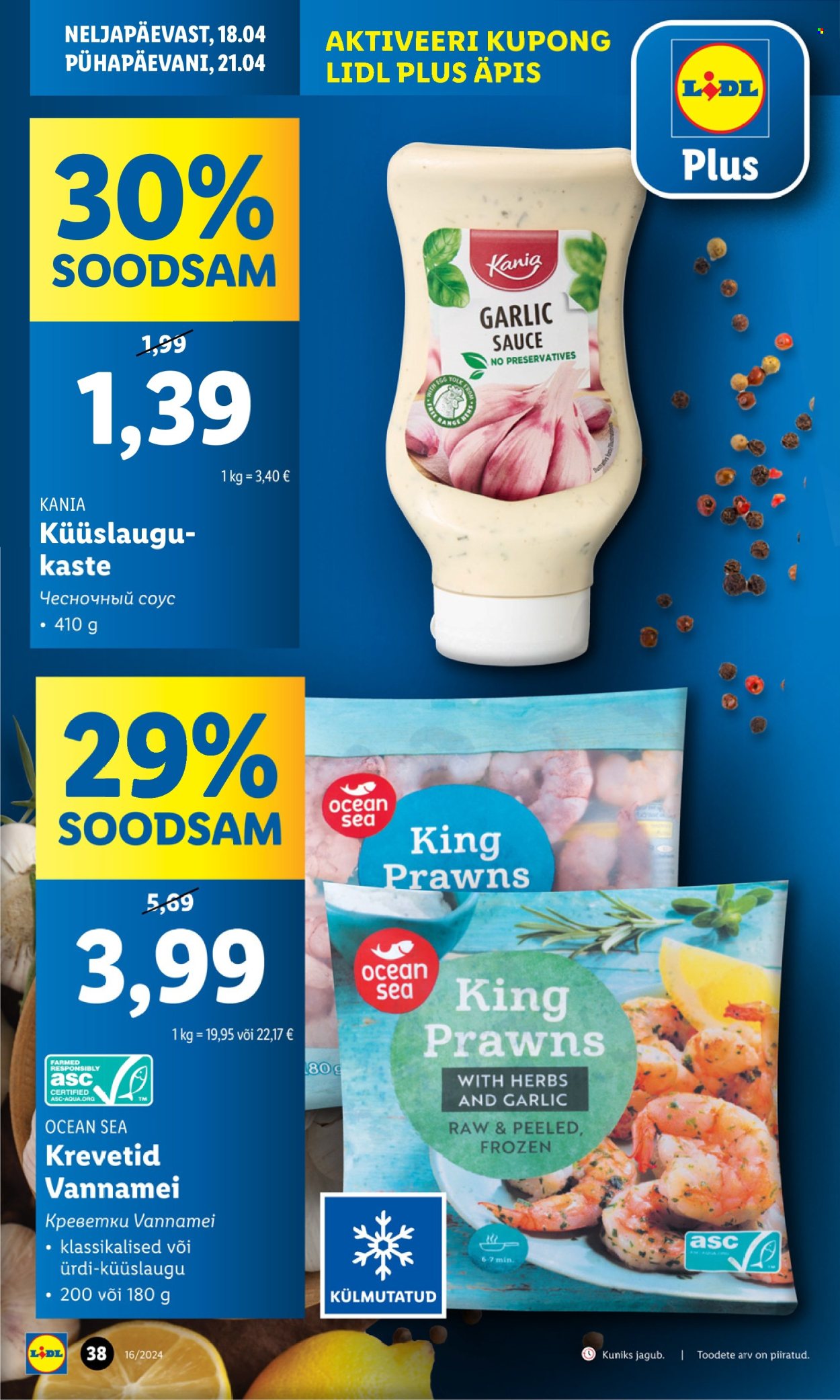 Lidl kliendileht - 15.04.2024 - 21.04.2024. Lehekülg 38