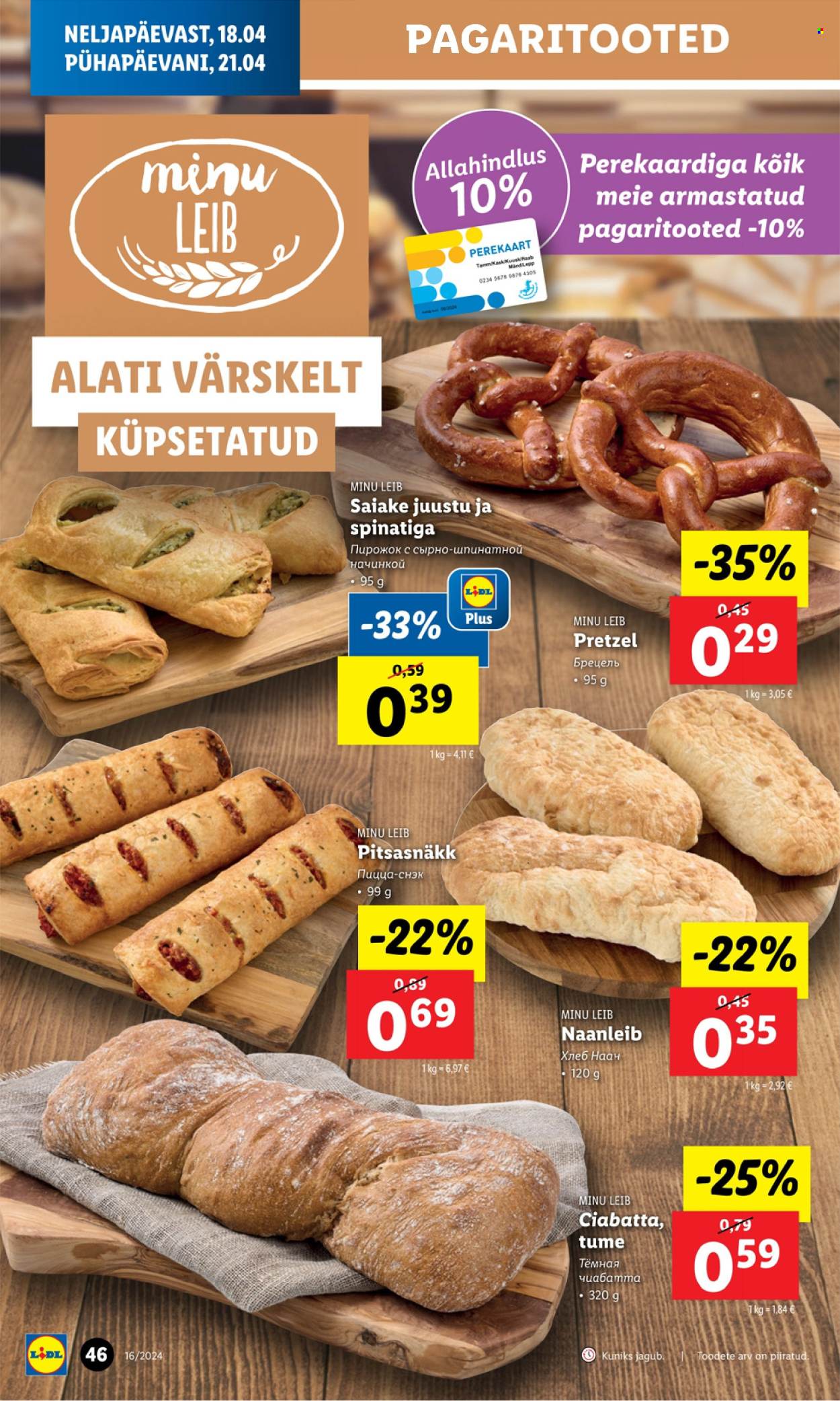 Lidl kliendileht - 15.04.2024 - 21.04.2024. Lehekülg 46