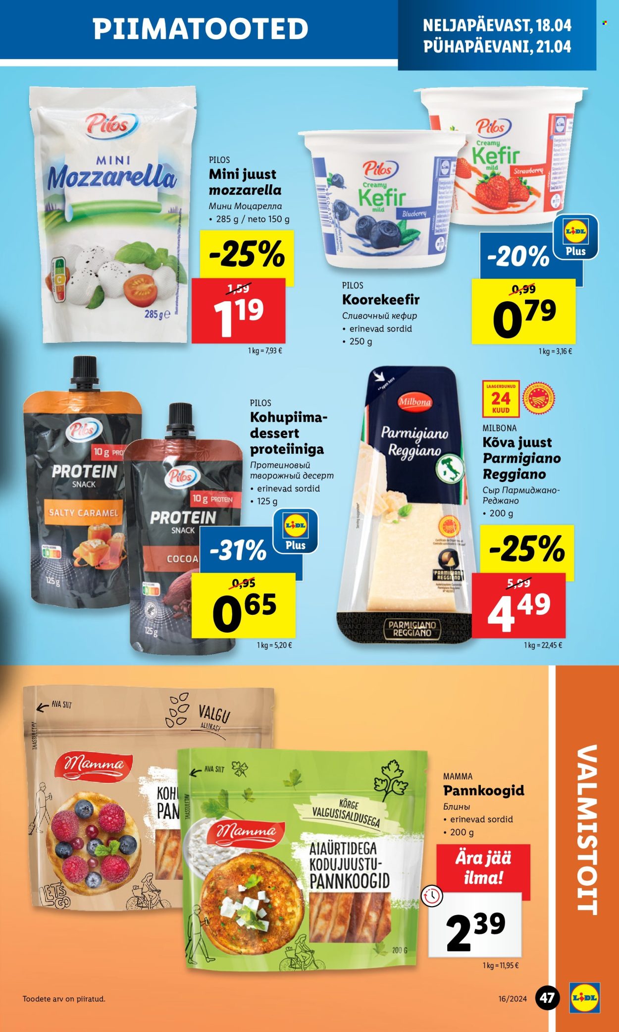 Lidl kliendileht - 15.04.2024 - 21.04.2024. Lehekülg 47