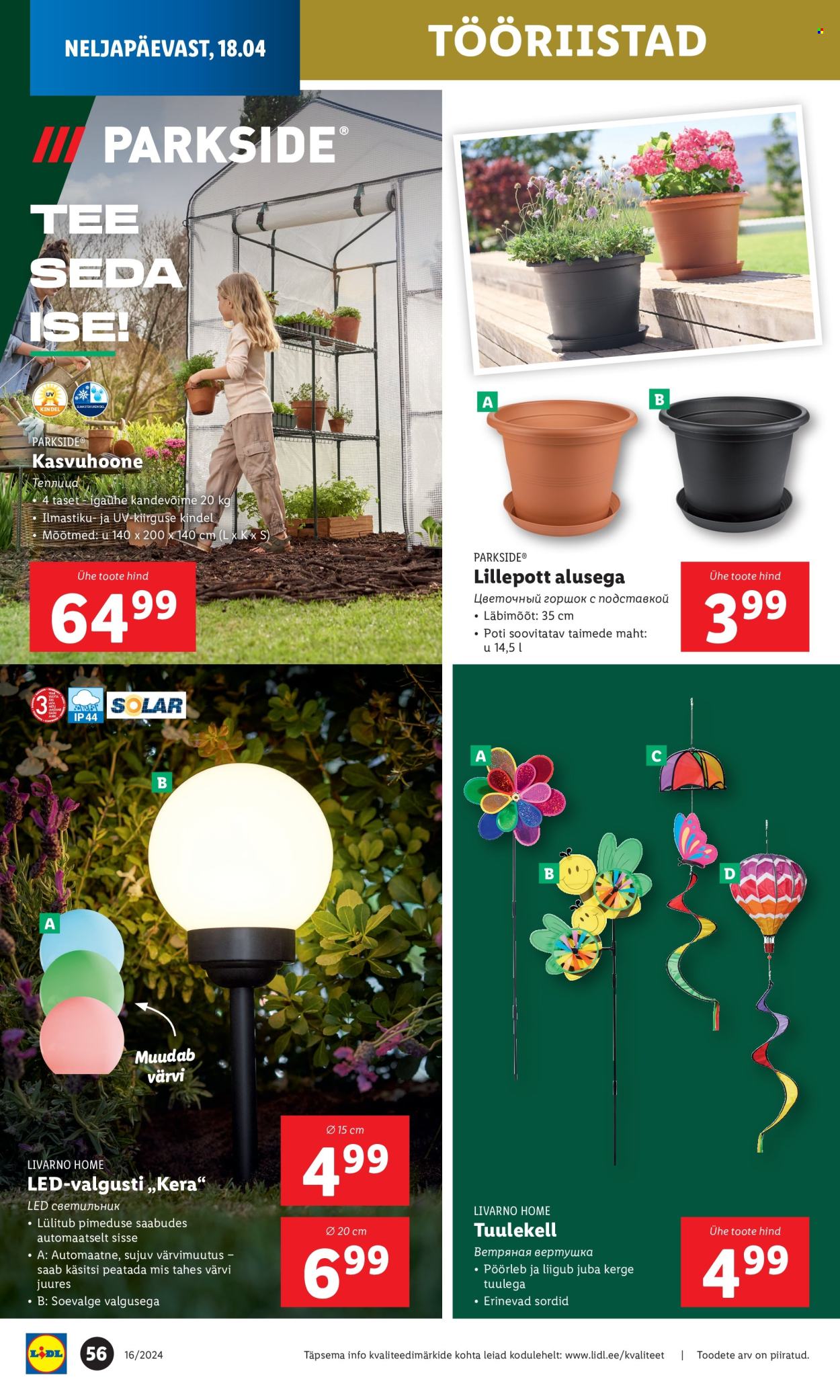 Lidl kliendileht - 15.04.2024 - 21.04.2024. Lehekülg 24