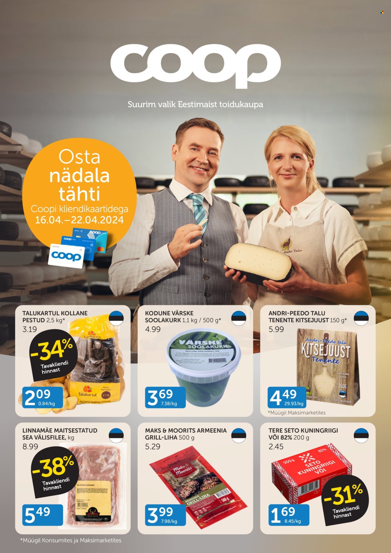 Coop kliendileht - 16.04.2024 - 22.04.2024. Lehekülg 1