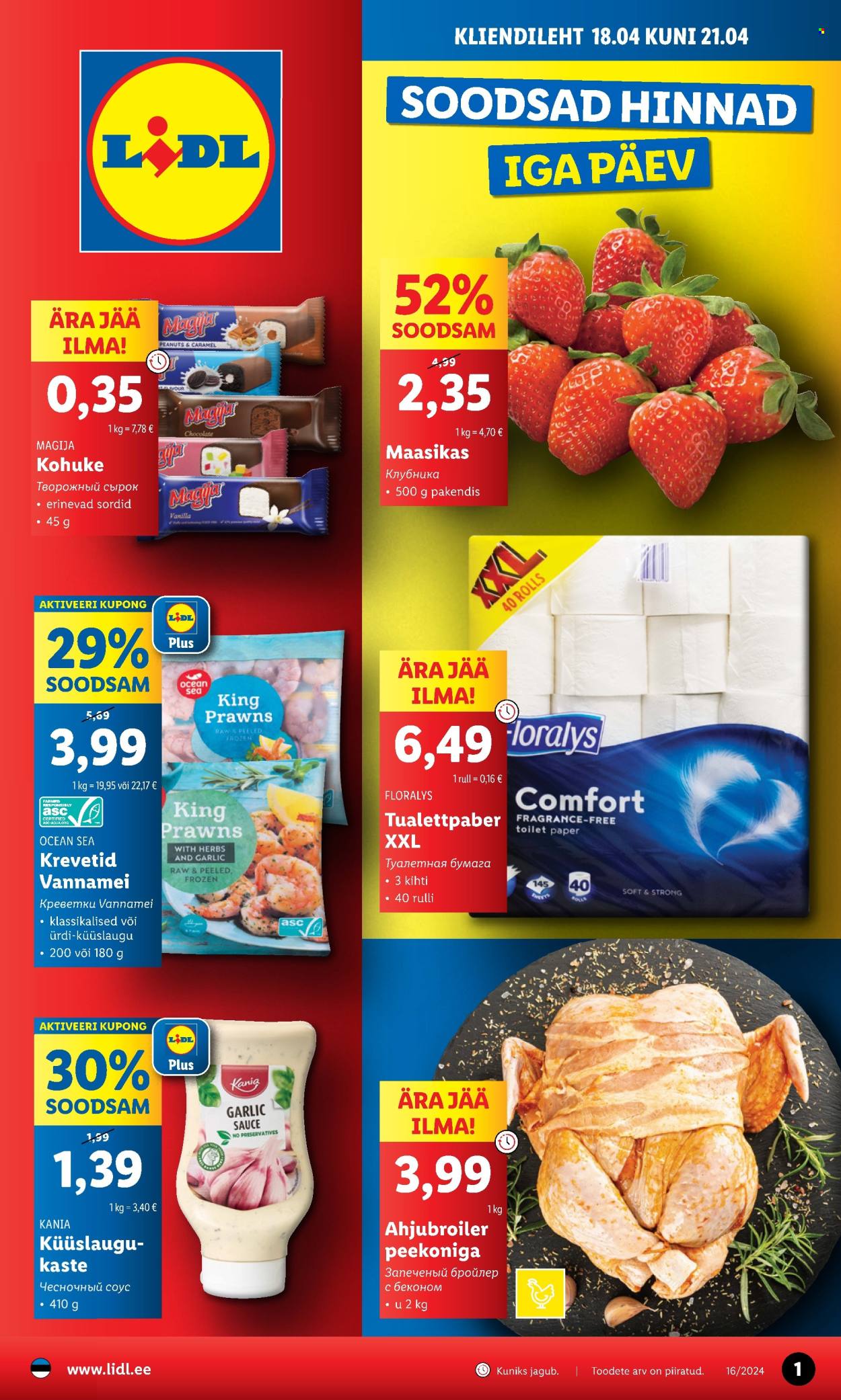 Lidl kliendileht - 18.04.2024 - 21.04.2024. Lehekülg 1