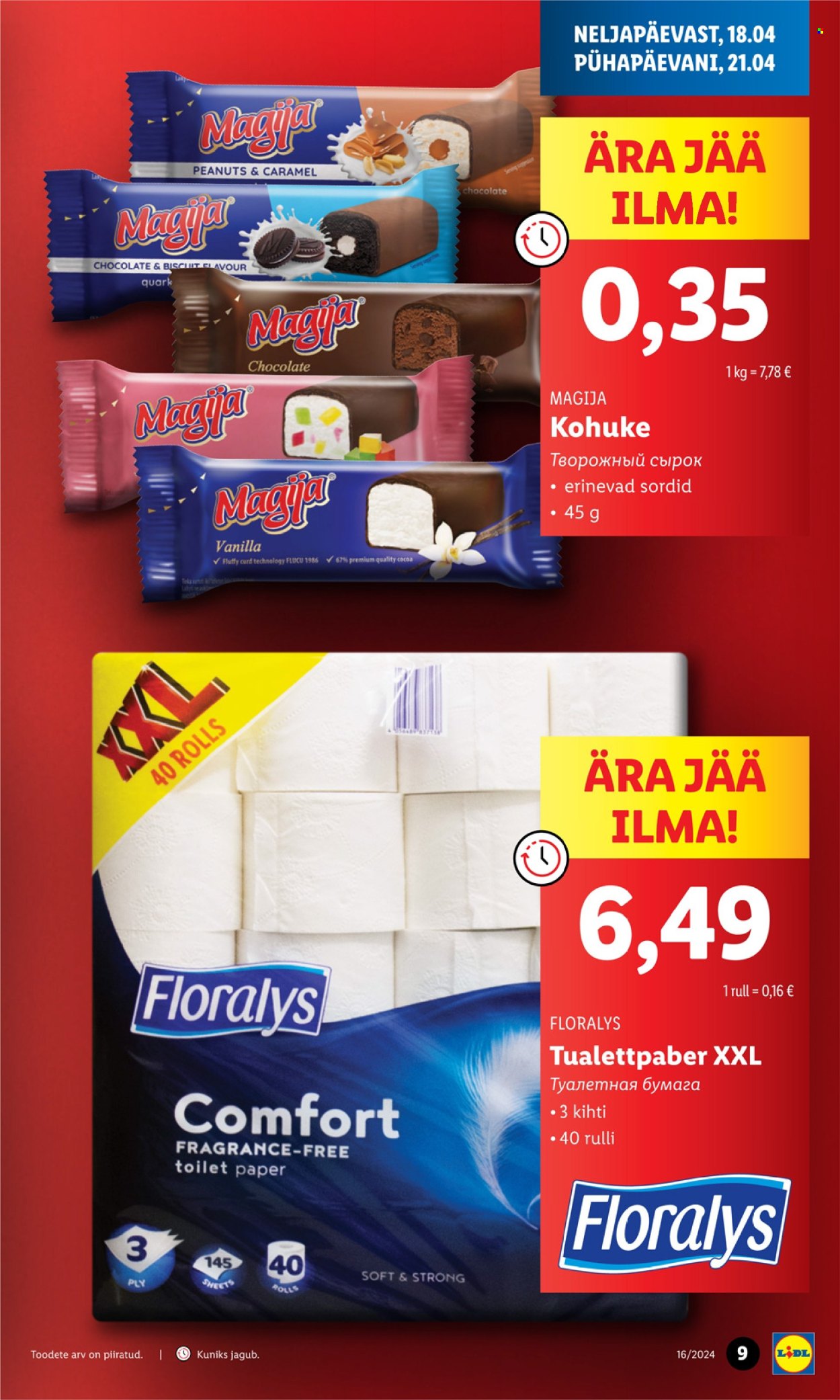 Lidl kliendileht - 18.04.2024 - 21.04.2024. Lehekülg 9