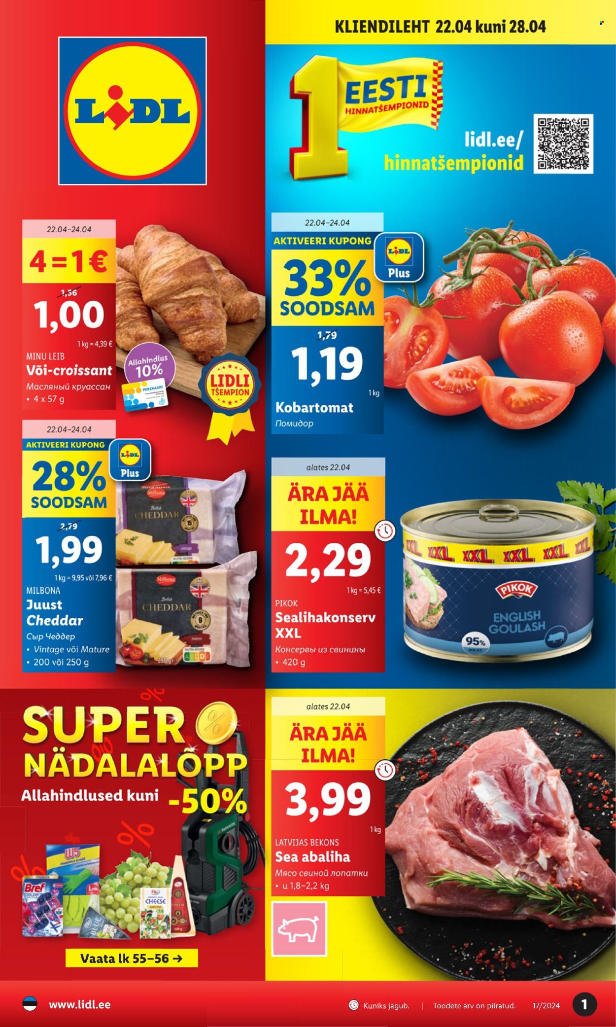 Lidl kliendileht - 22.04.2024 - 28.04.2024. Lehekülg 1
