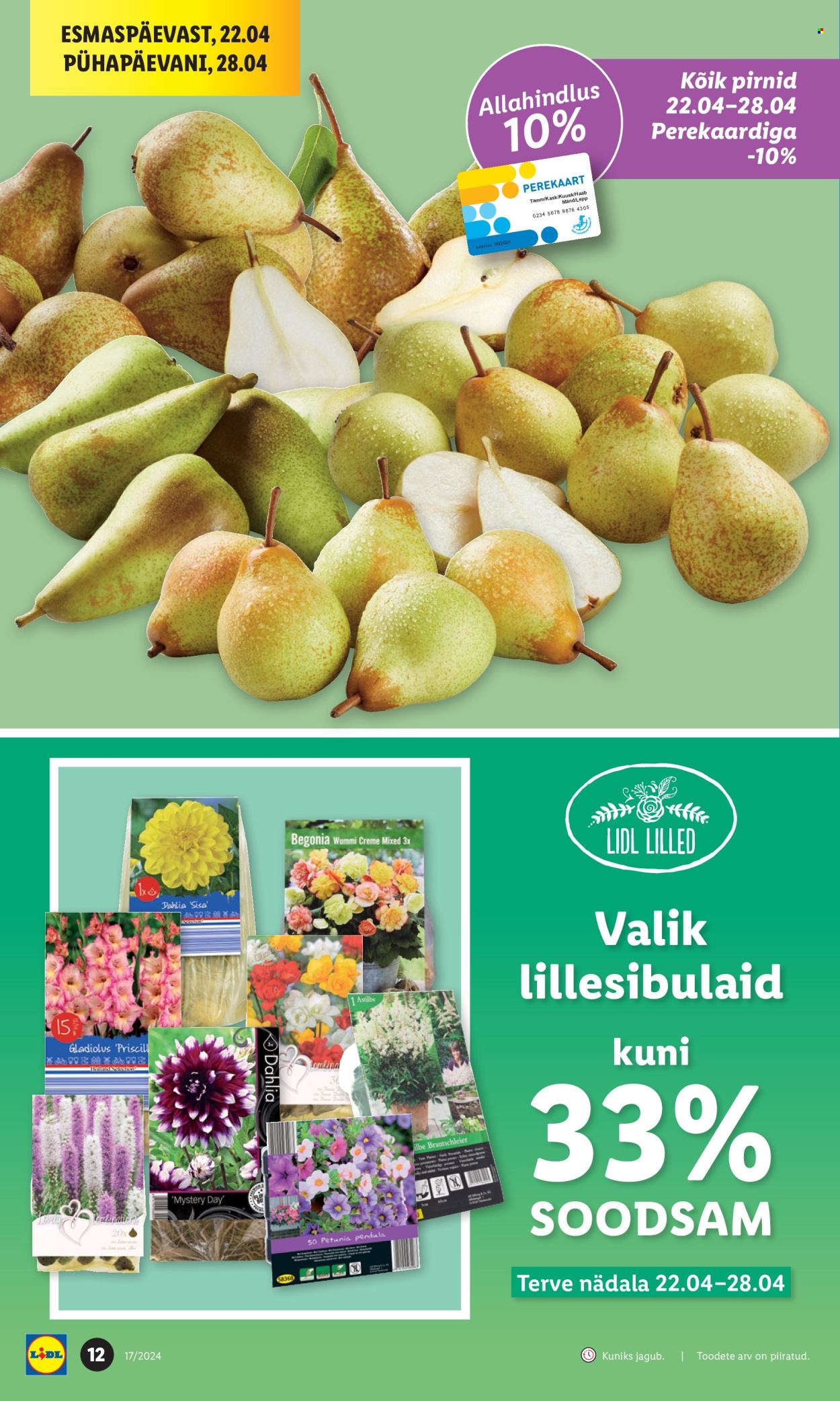 Lidl kliendileht - 22.04.2024 - 28.04.2024. Lehekülg 12