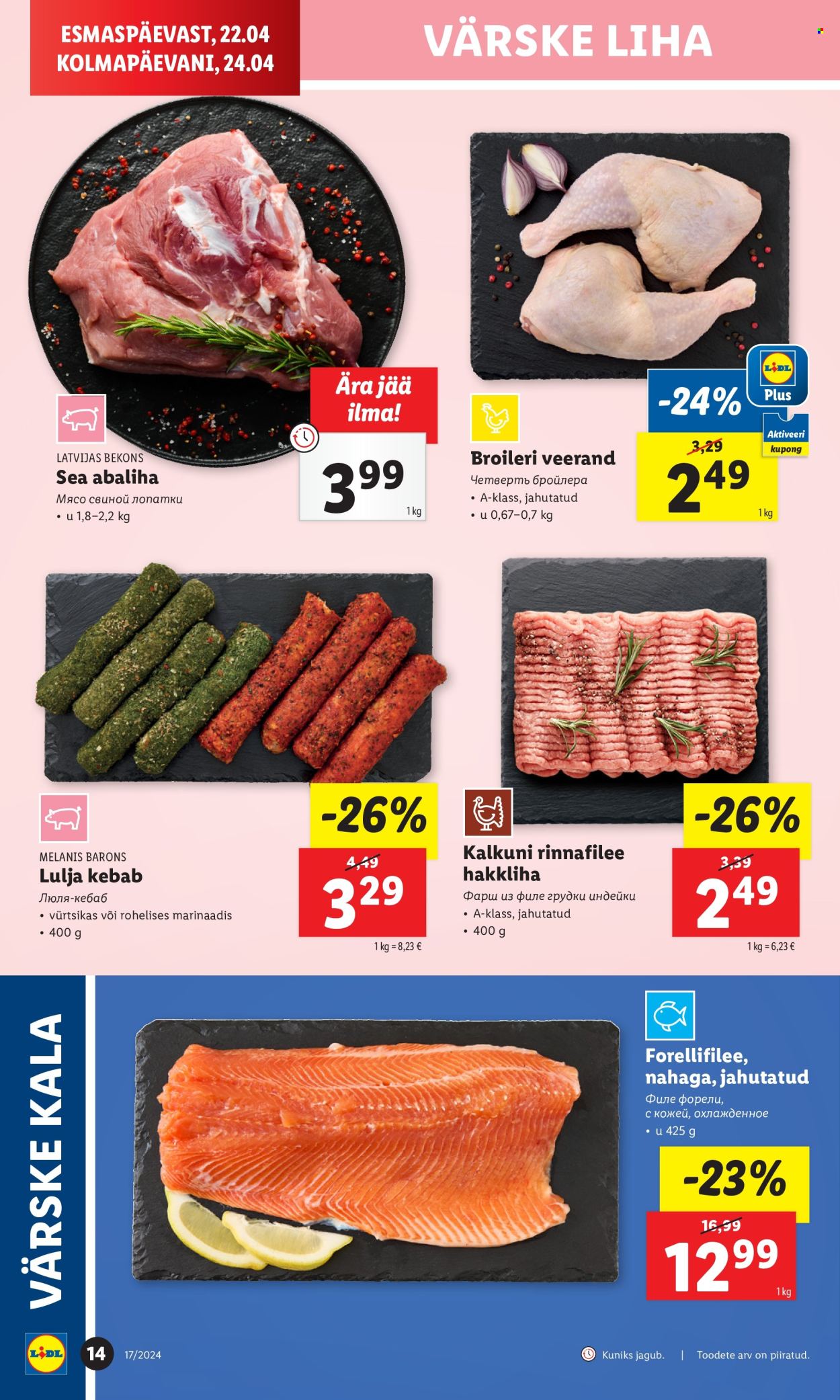 Lidl kliendileht - 22.04.2024 - 28.04.2024. Lehekülg 14