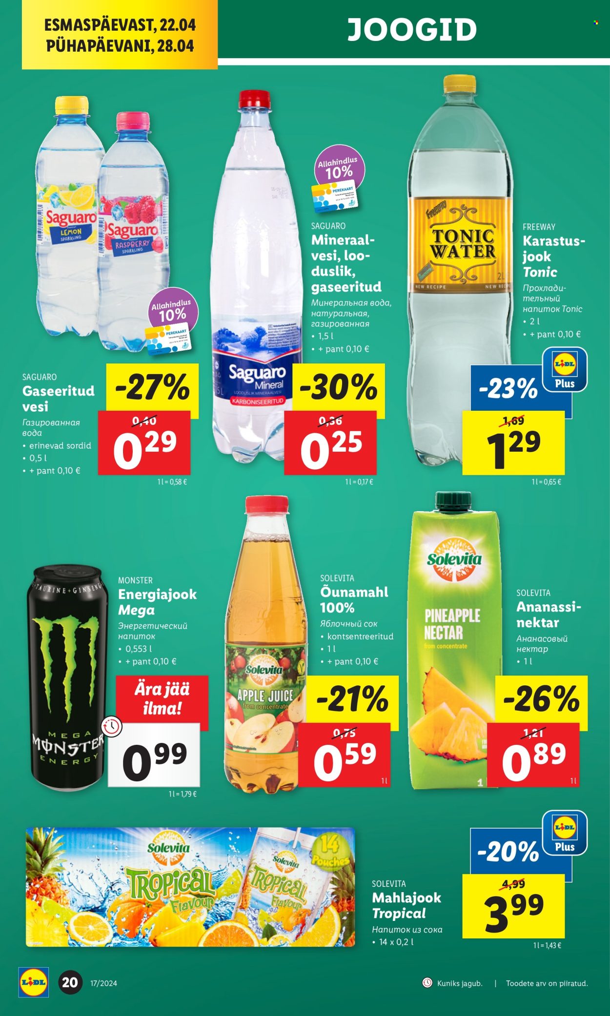 Lidl kliendileht - 22.04.2024 - 28.04.2024. Lehekülg 20
